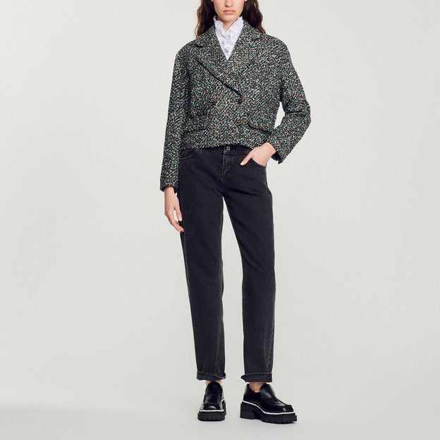 Veste courte en tweed Sandro seconde main