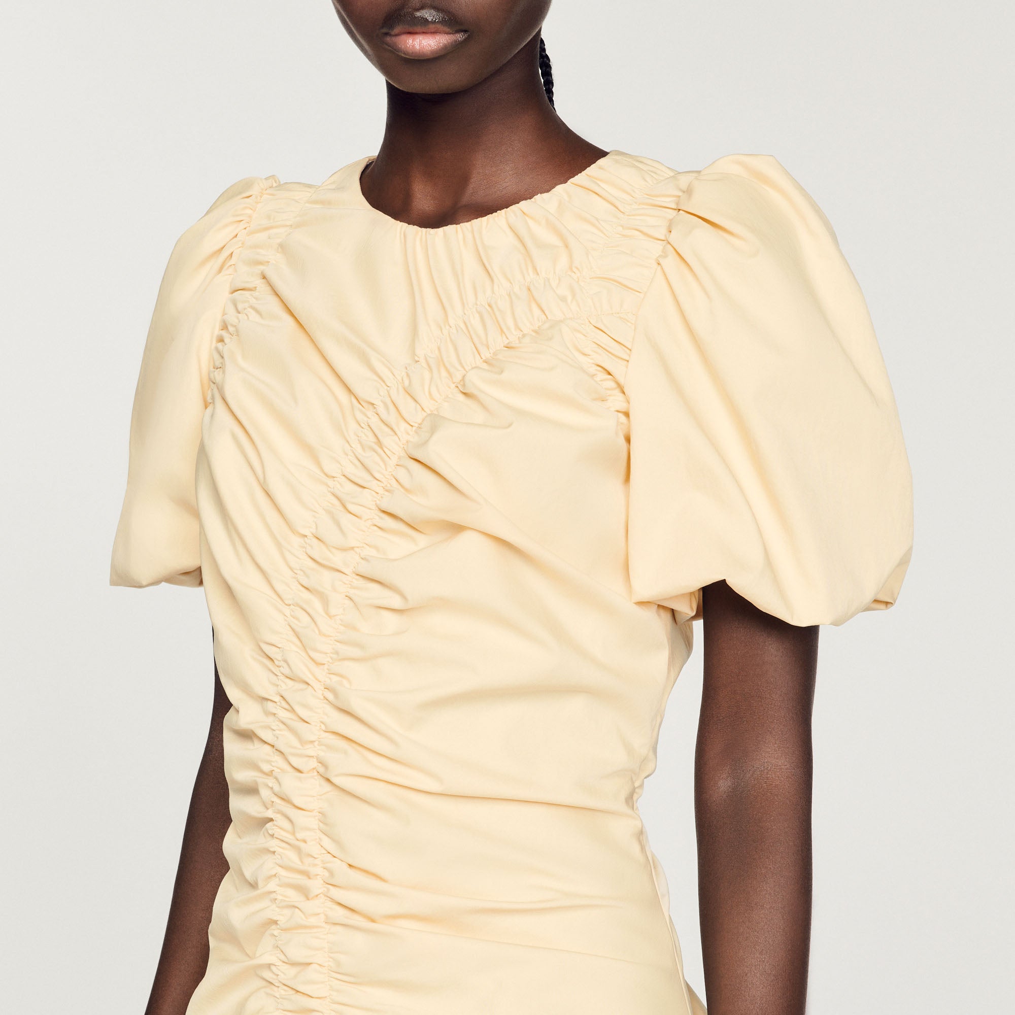 Robe courte froncée Sandro seconde main