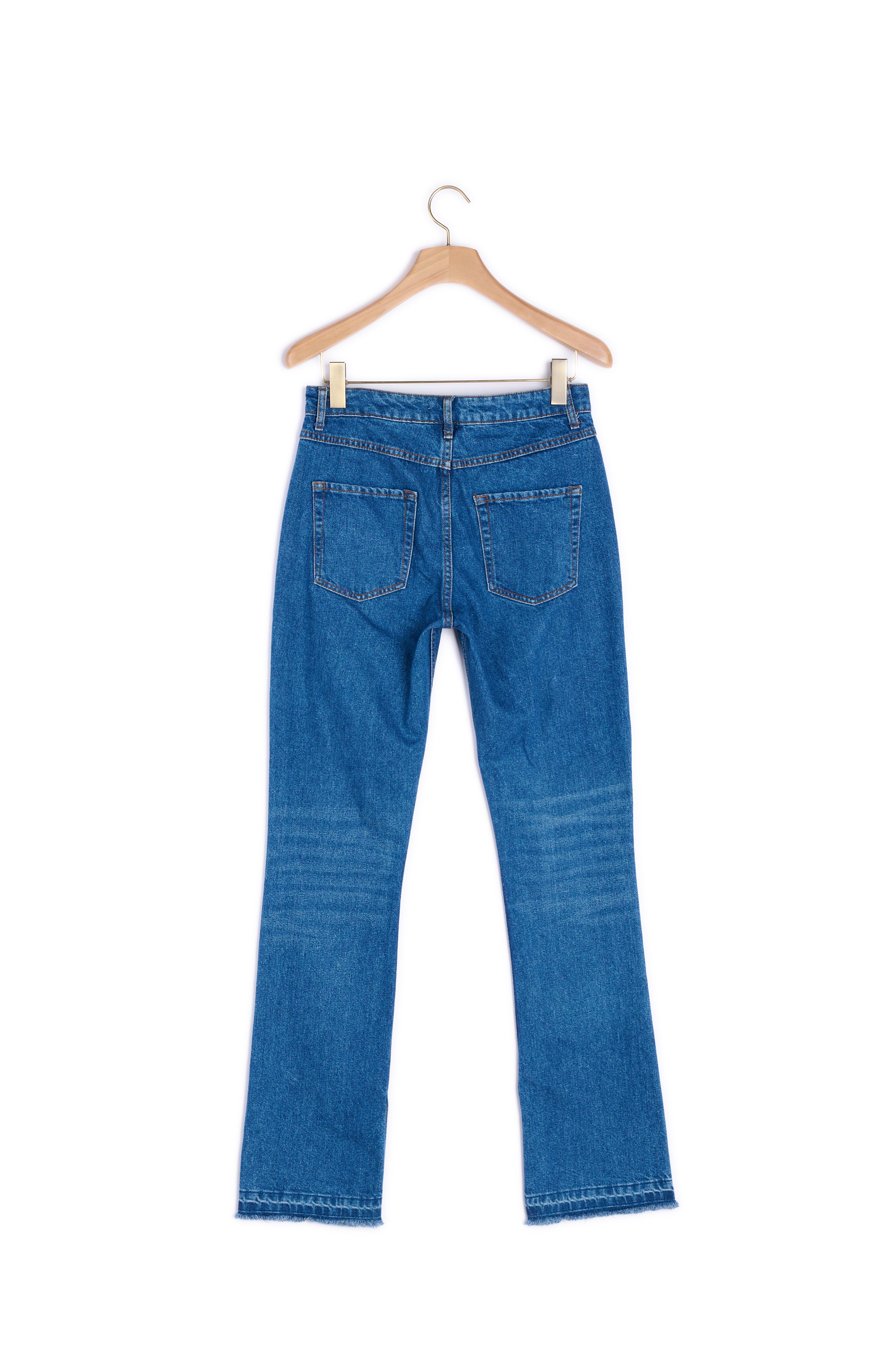 Jean taille haute avec fentes en bas Sandro seconde main