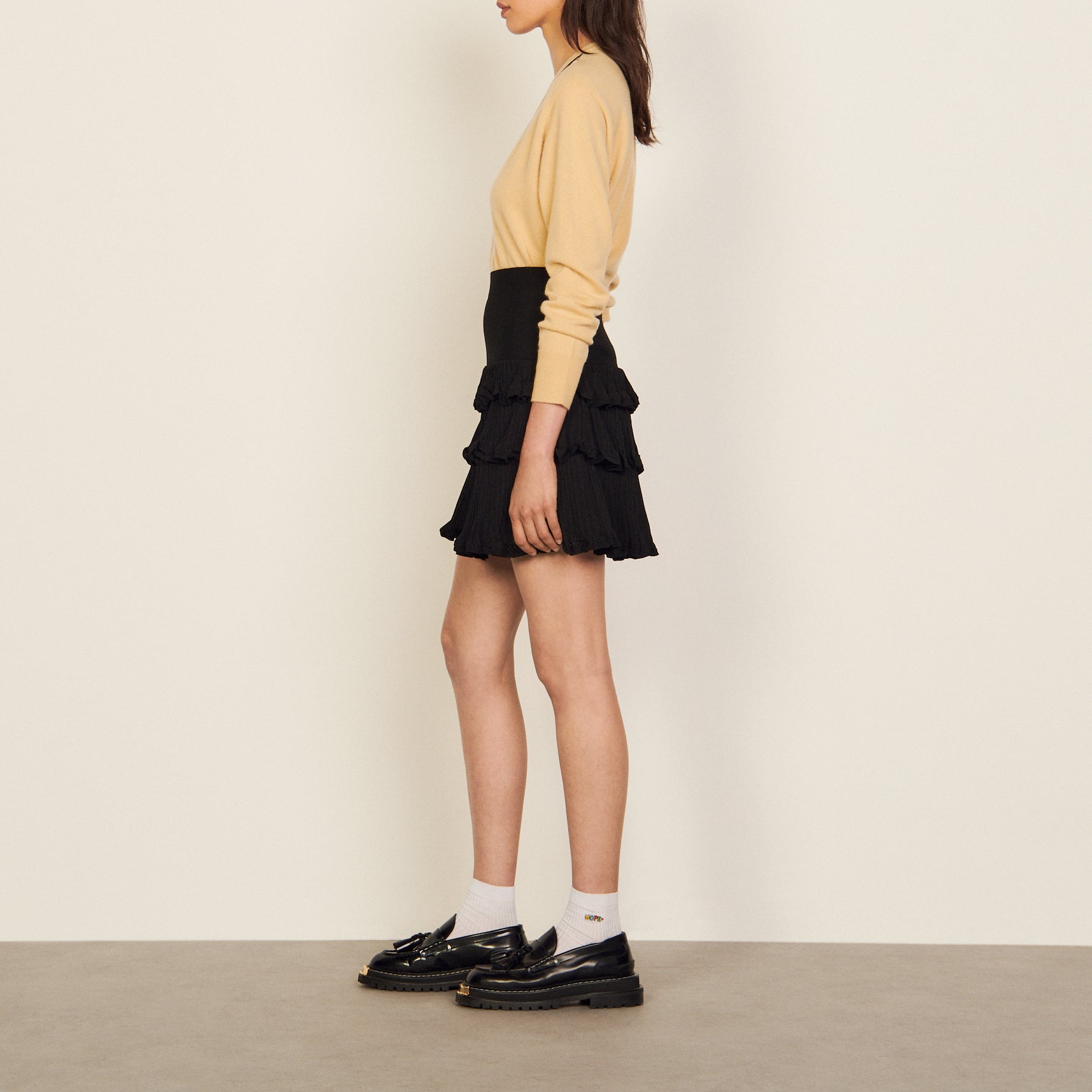 Jupe Noir Sandro seconde main