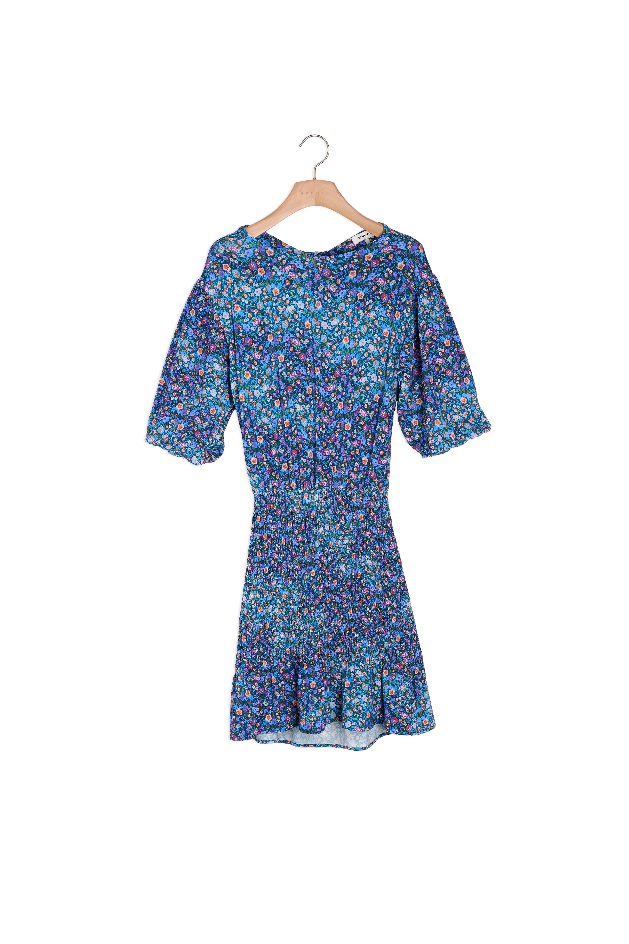 Robe courte imprimé fleuri Sandro seconde main