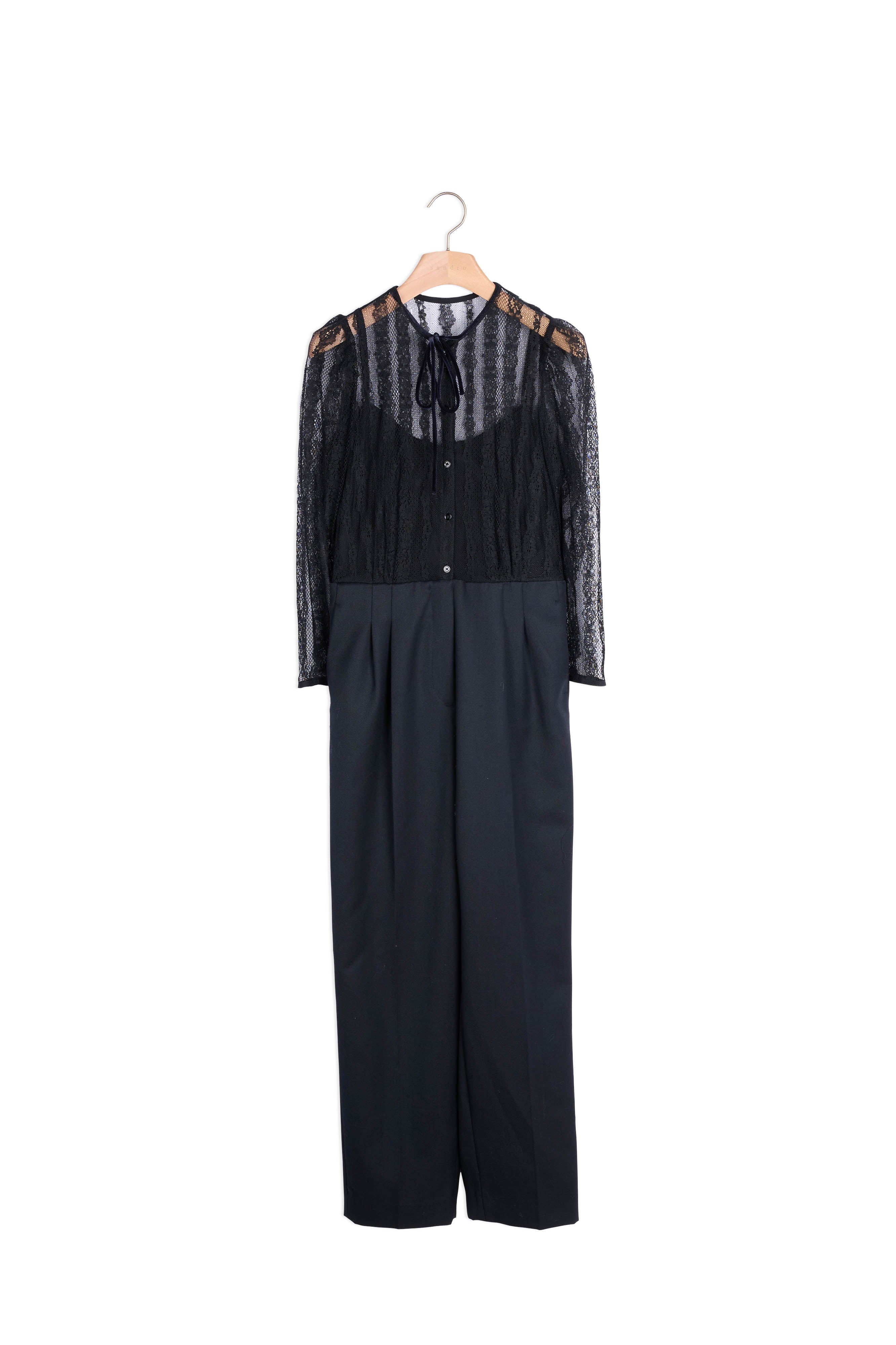 Combinaison Pantalon bi-matière Sandro seconde main