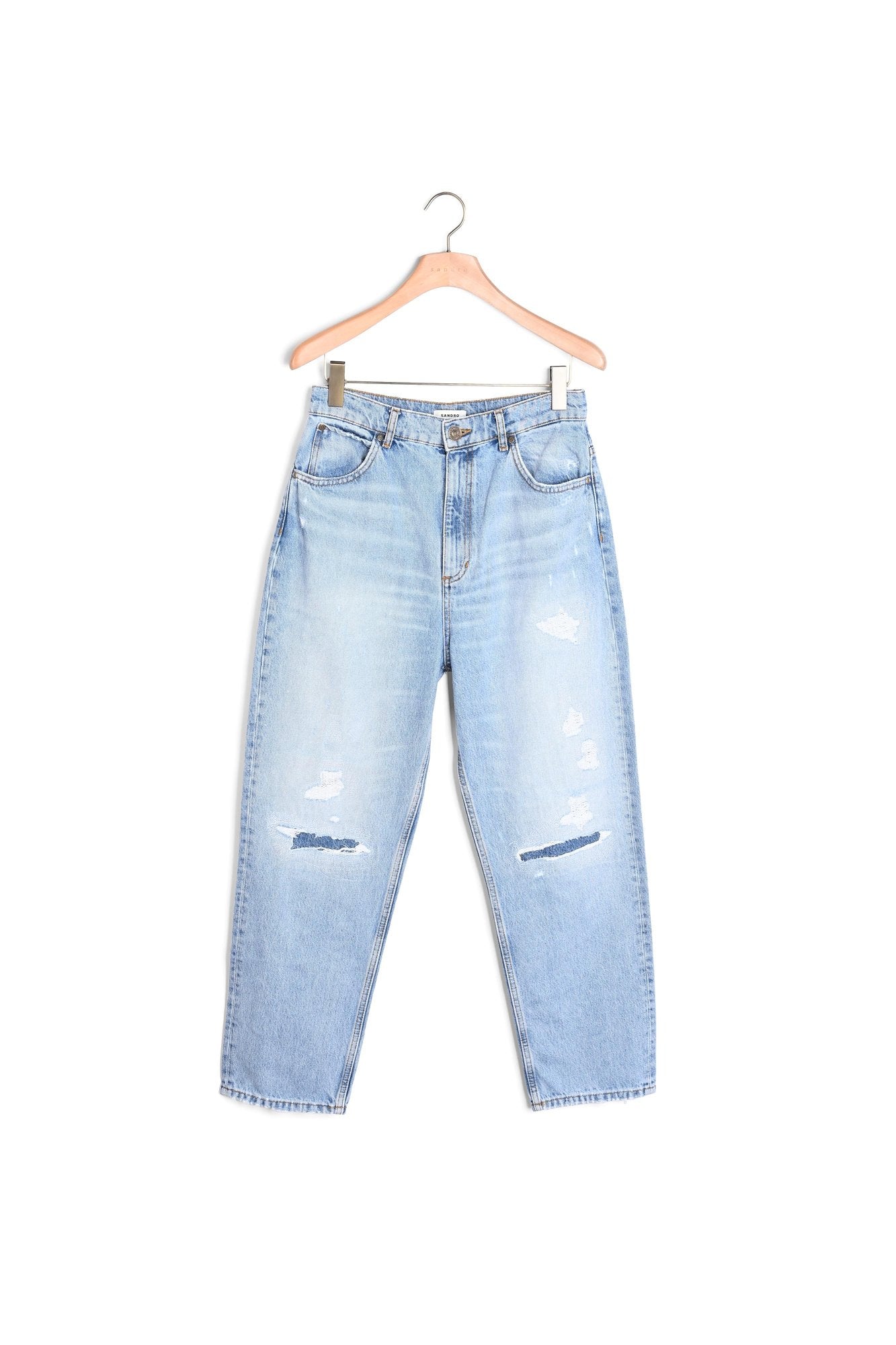 Jean coupe boyfriend Sandro seconde main