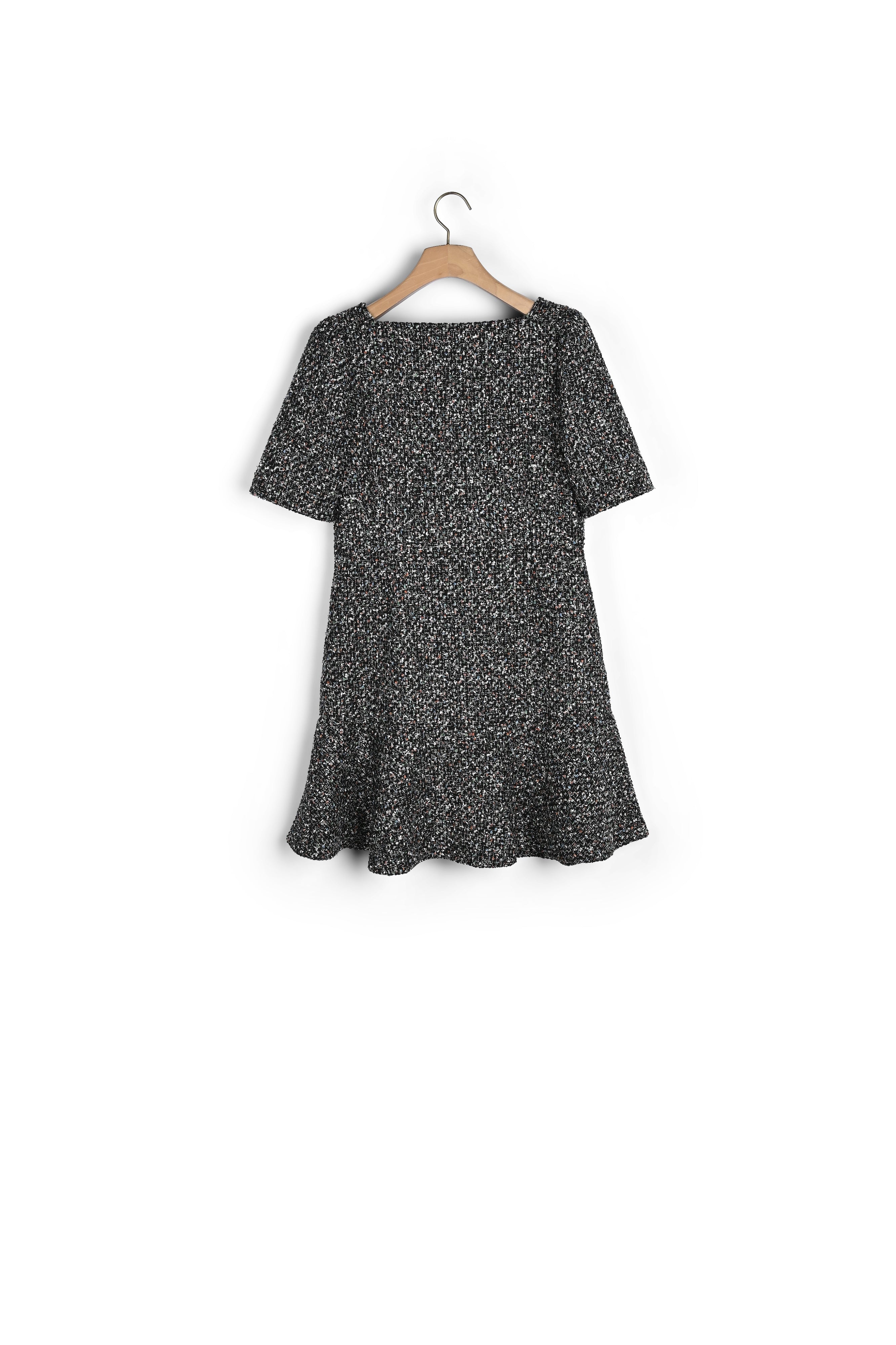 Robe courte en tweed Sandro seconde main