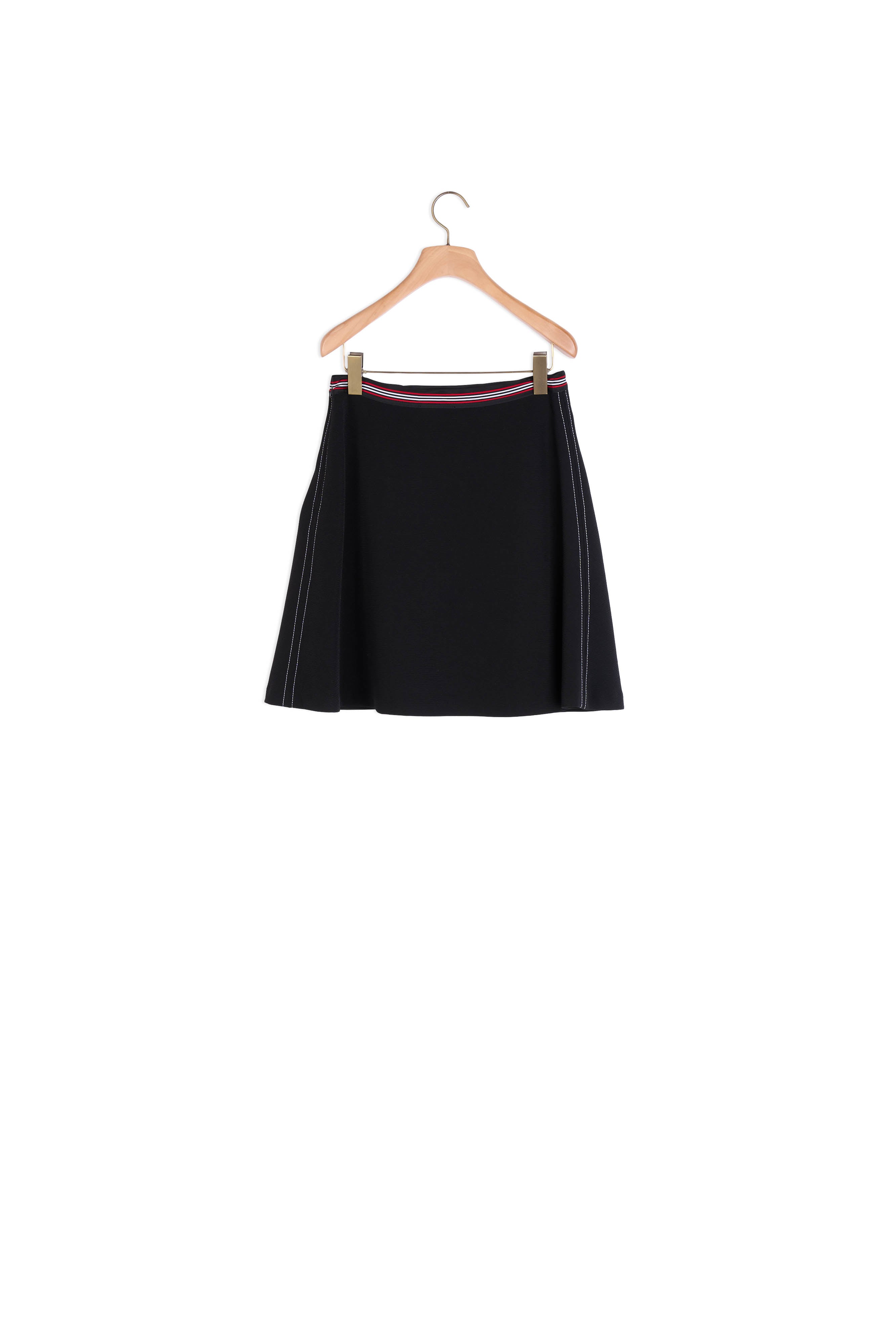 Jupe patineuse avec taille colorée Sandro seconde main