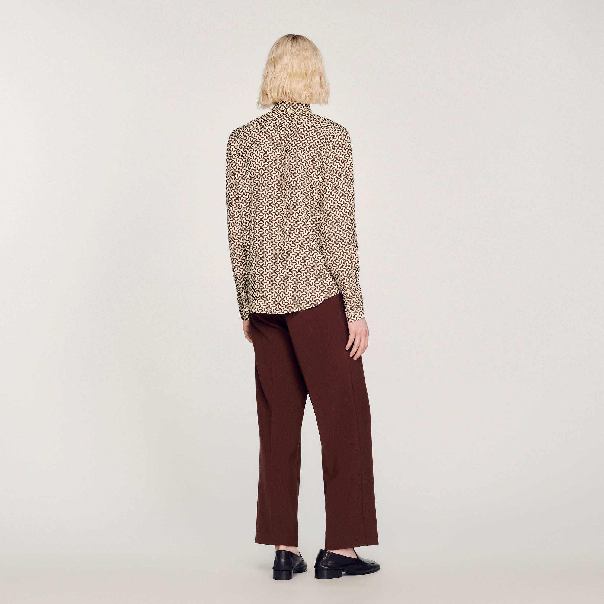 Chemise Marron Sandro seconde main