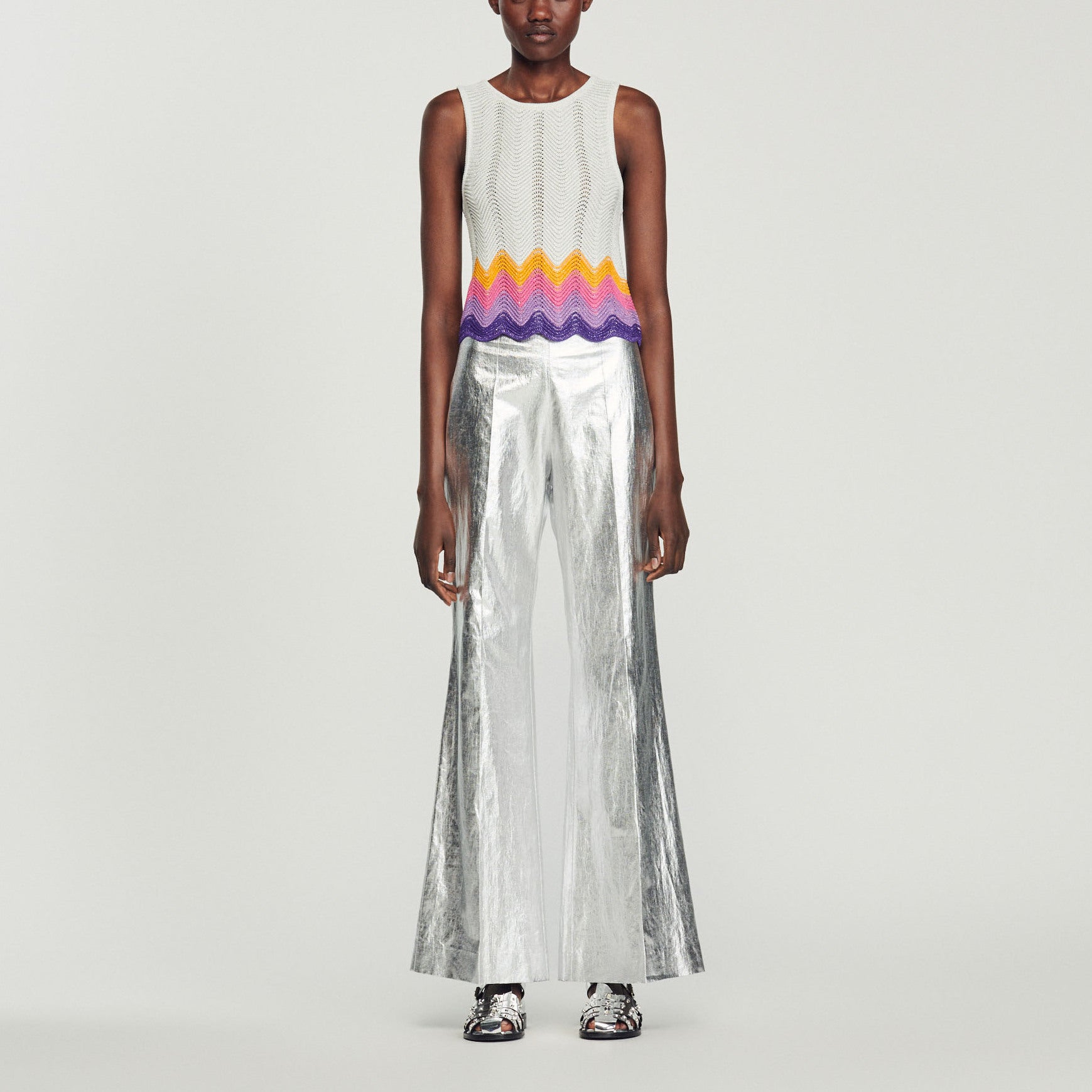 Débardeur en Maille Sandro seconde main