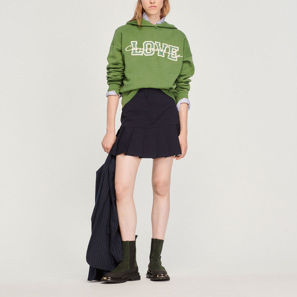 Sweat à capuche Love Community Sandro seconde main