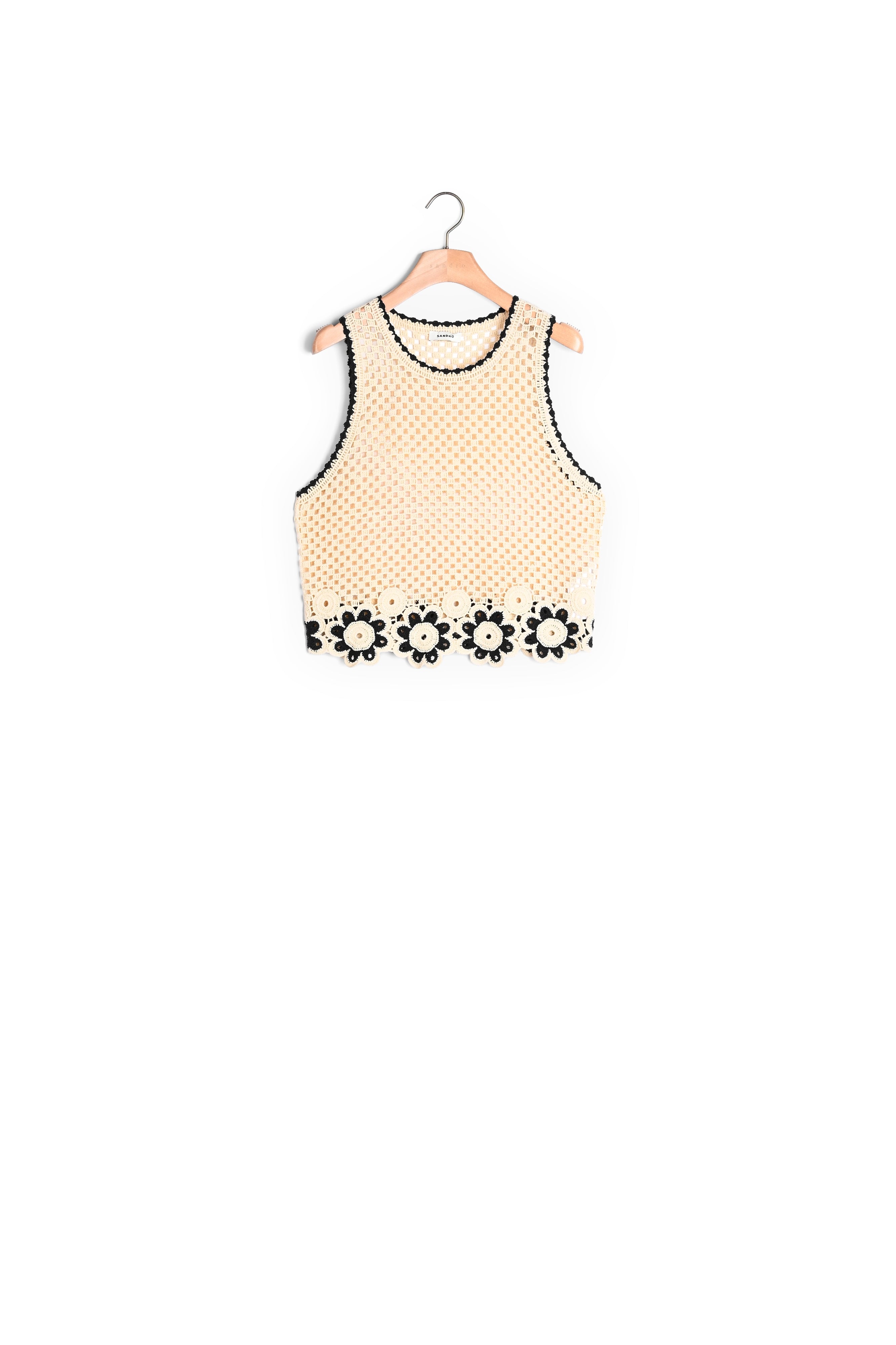 Débardeur en Maille crochet Sandro seconde main