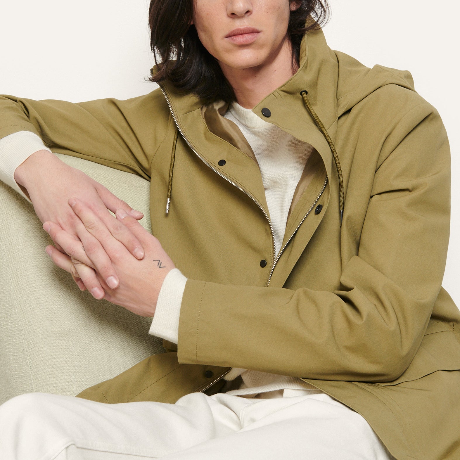 Parka en coton Sandro seconde main