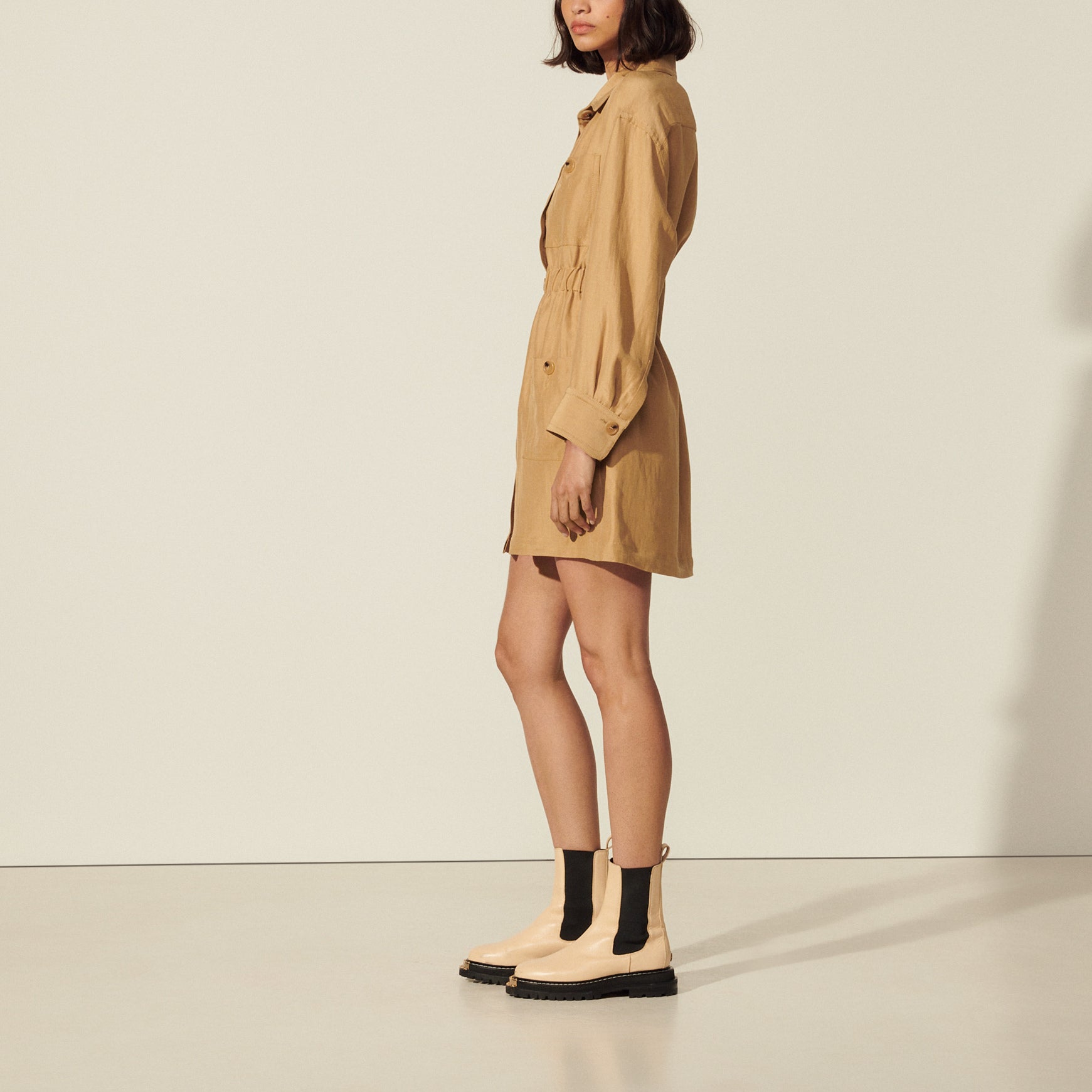 Robe façon Chemise Sandro seconde main