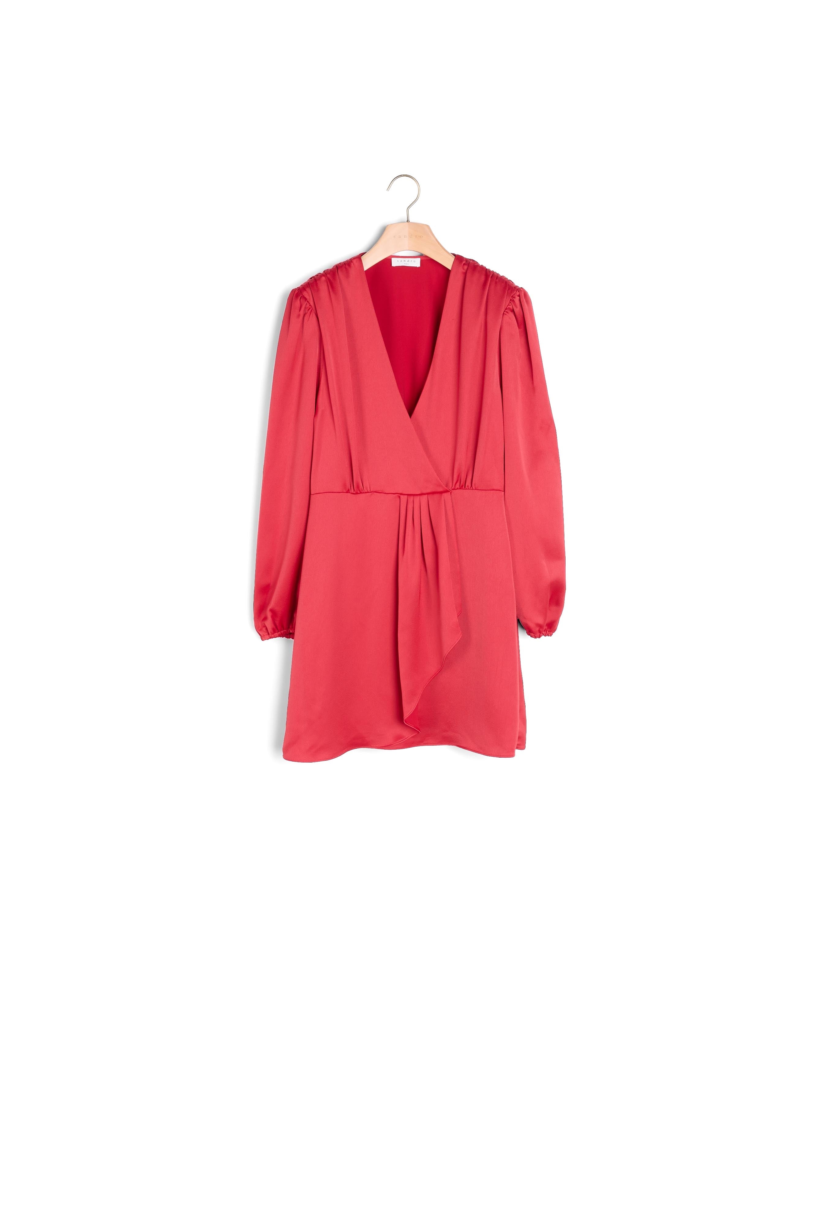 Robe courte effet satinée Sandro seconde main