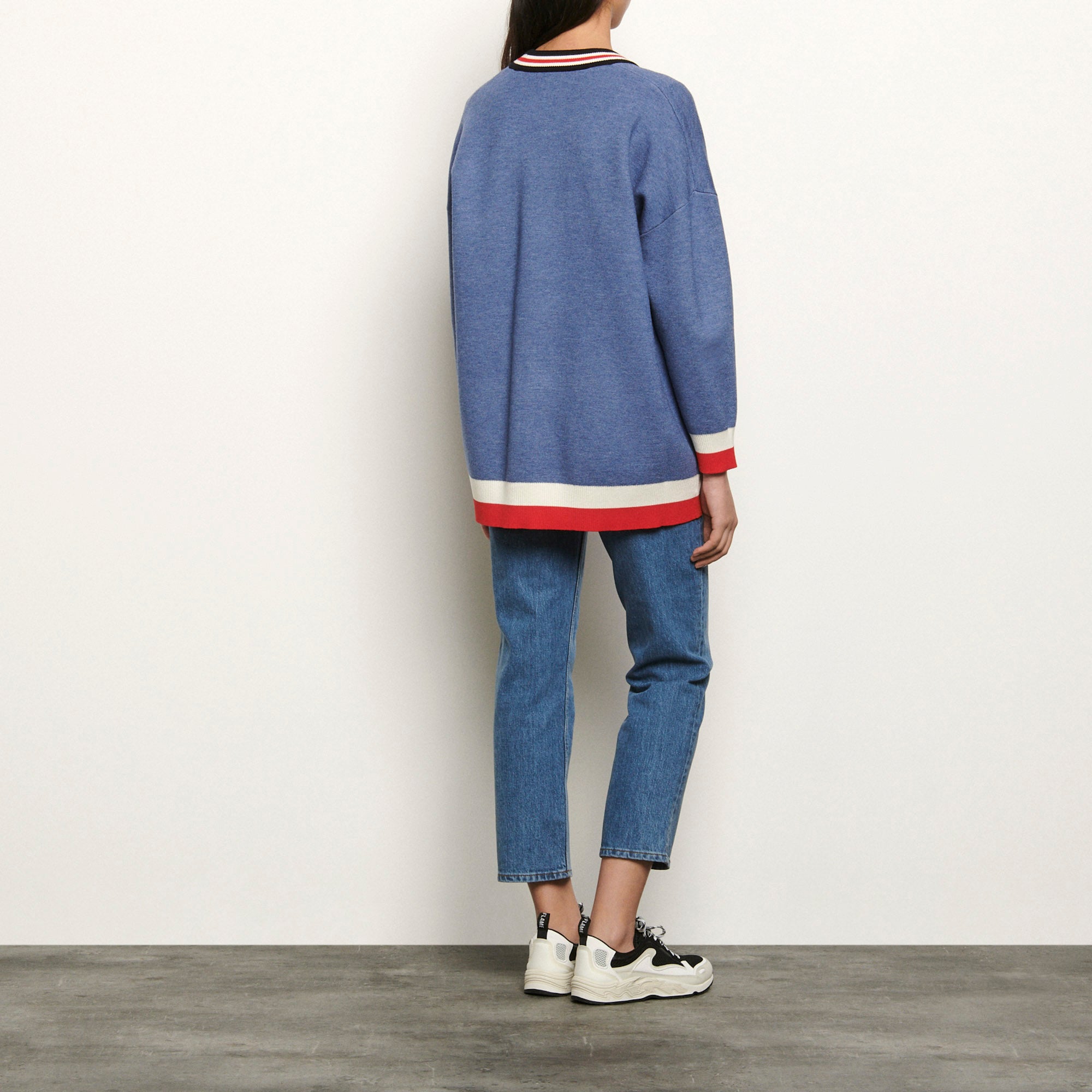 Cardigan à finitions crochet Sandro seconde main