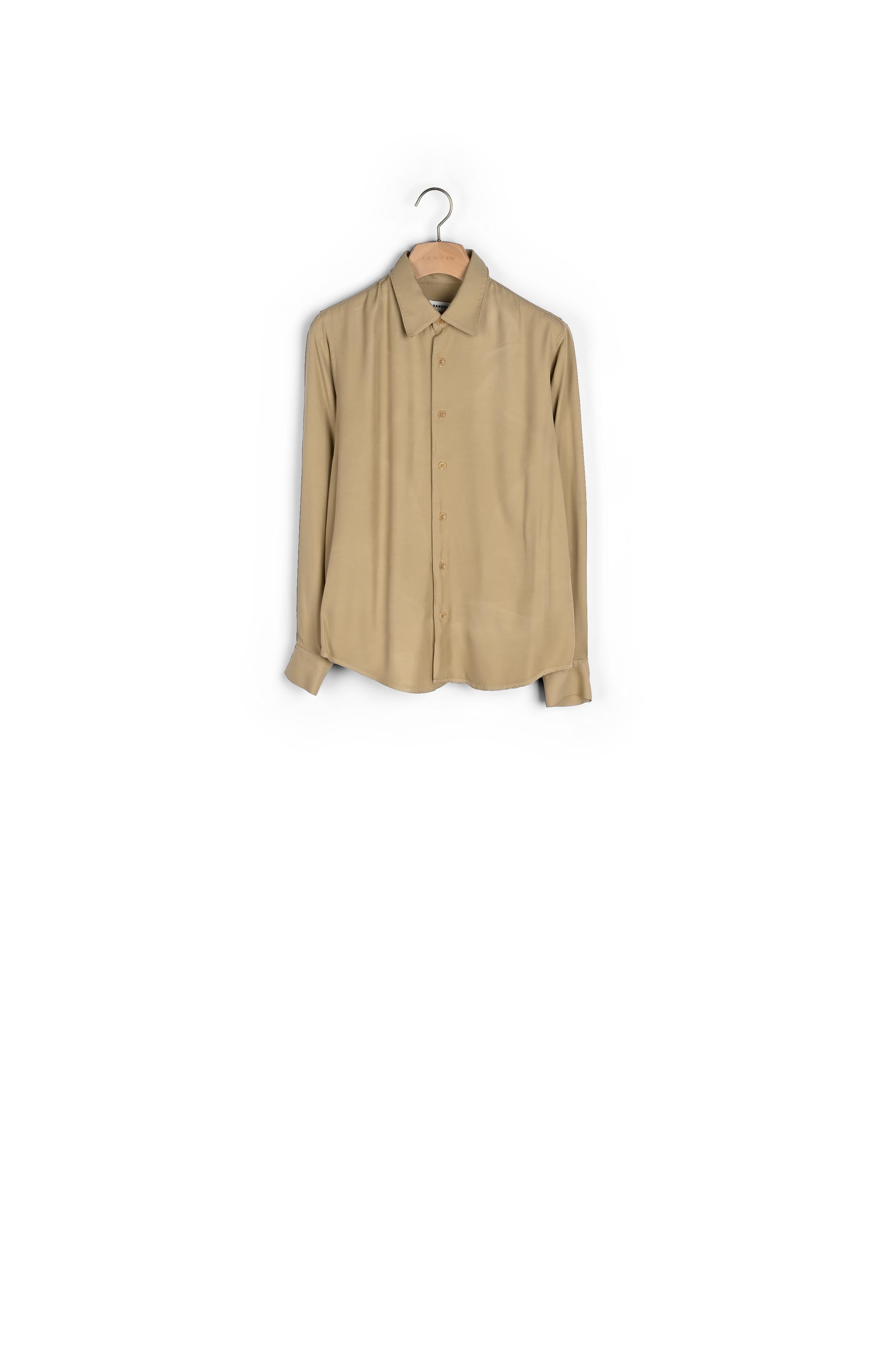 Chemise fluide à manches longues Homme Sandro seconde main