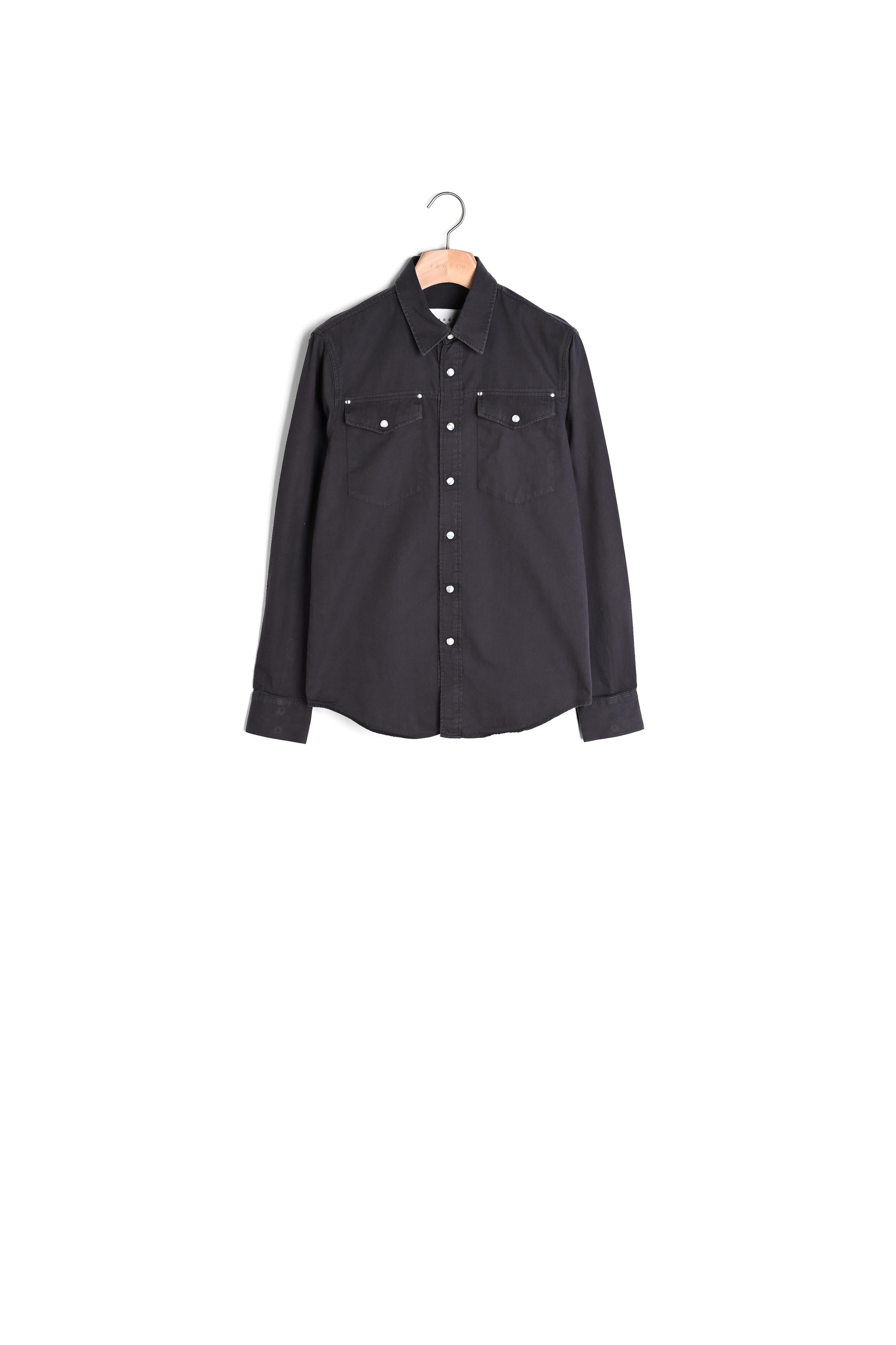 Chemise Ardoise Sandro seconde main