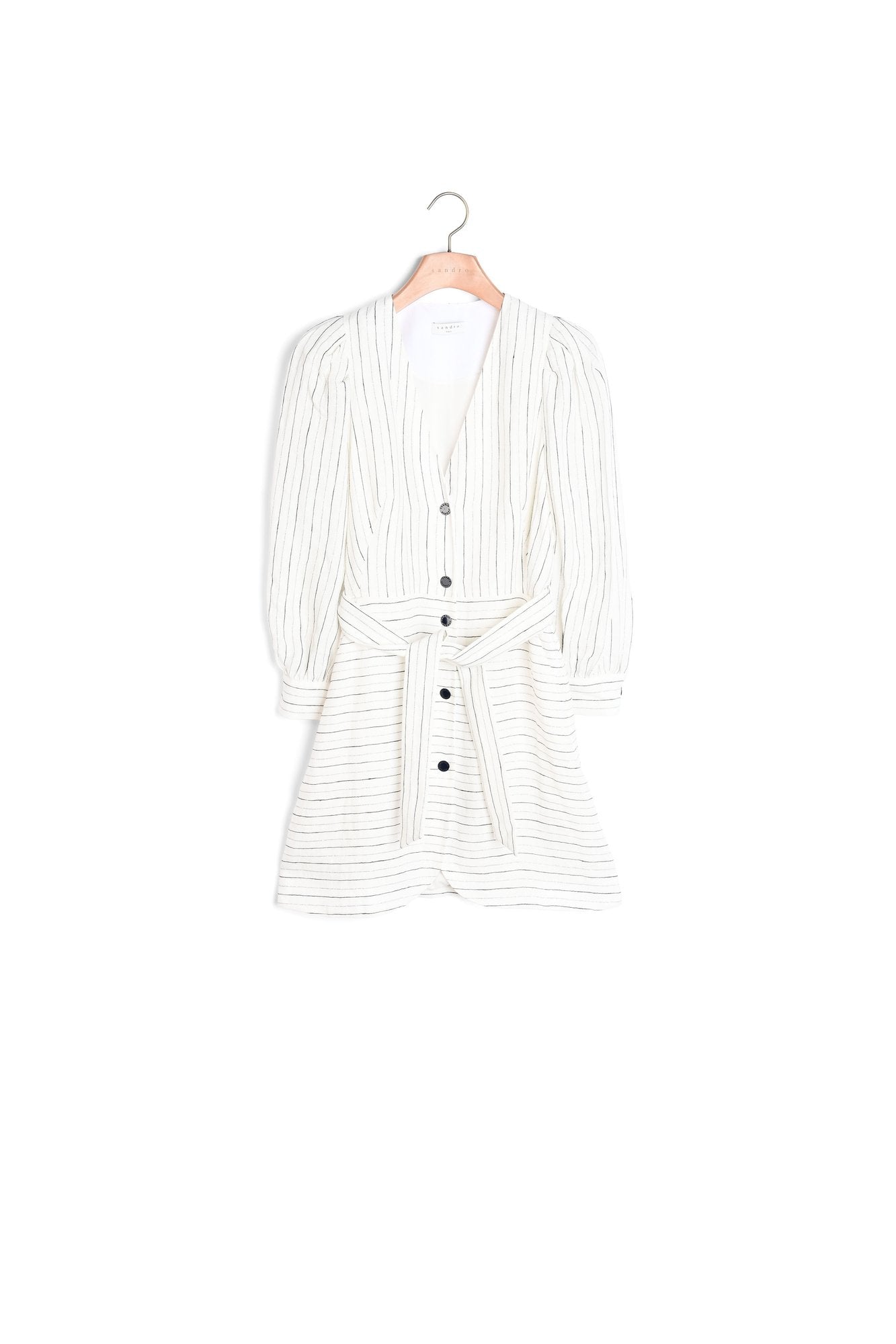 Robe courte à fines rayures Sandro seconde main