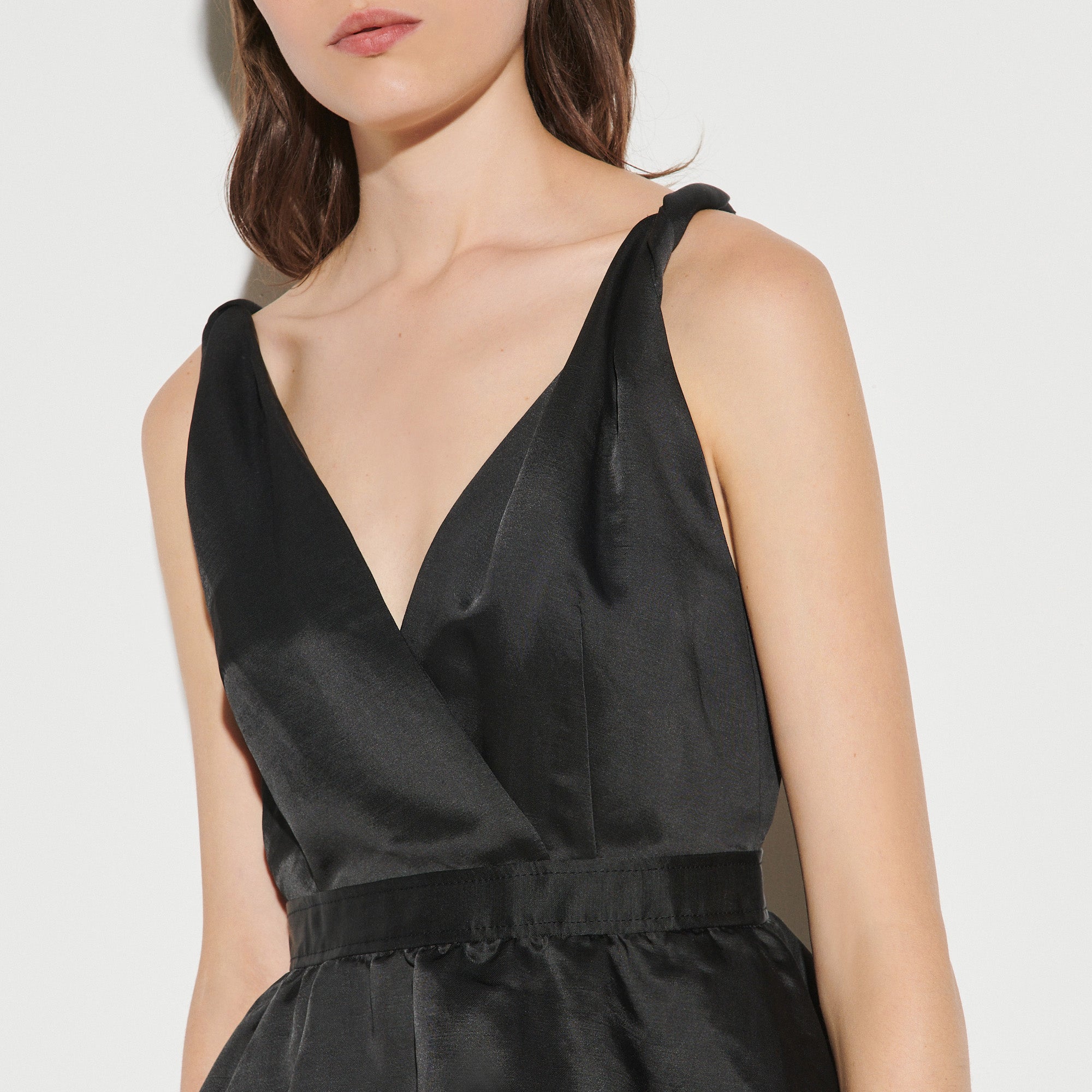 Robe sans manches à volants Sandro seconde main