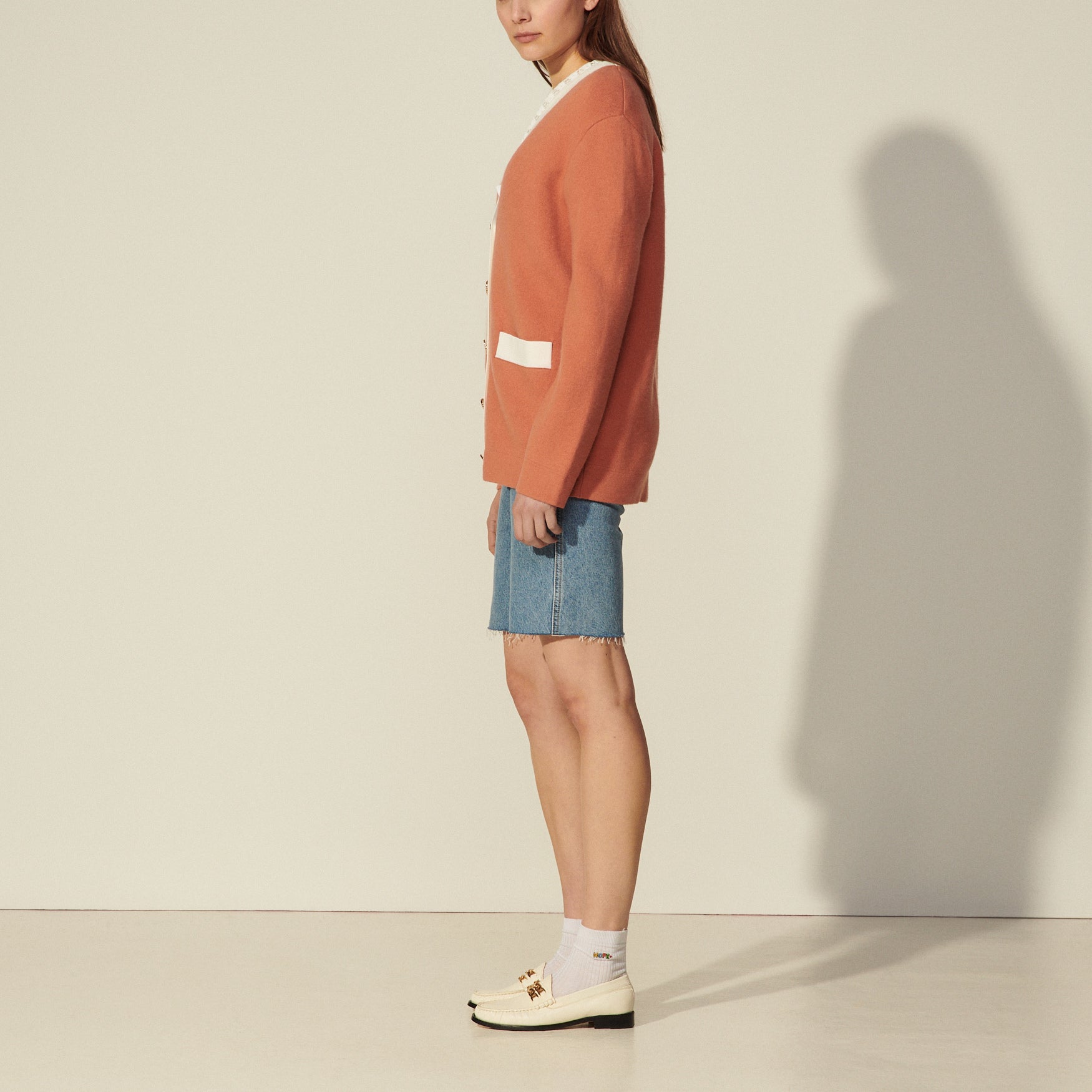 Cardi-coat oversize Sandro seconde main