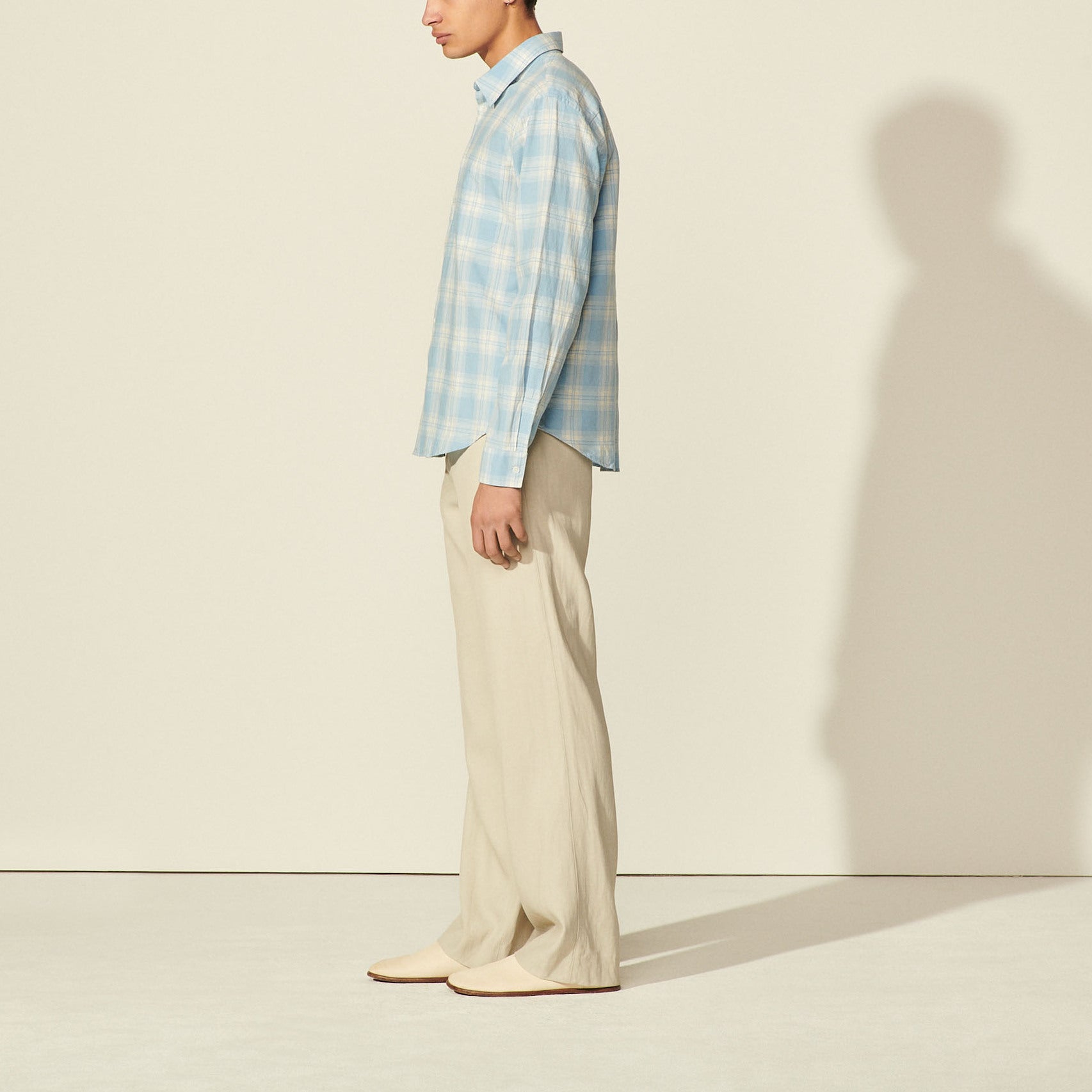 Chemise en coton à carreaux Sandro seconde main