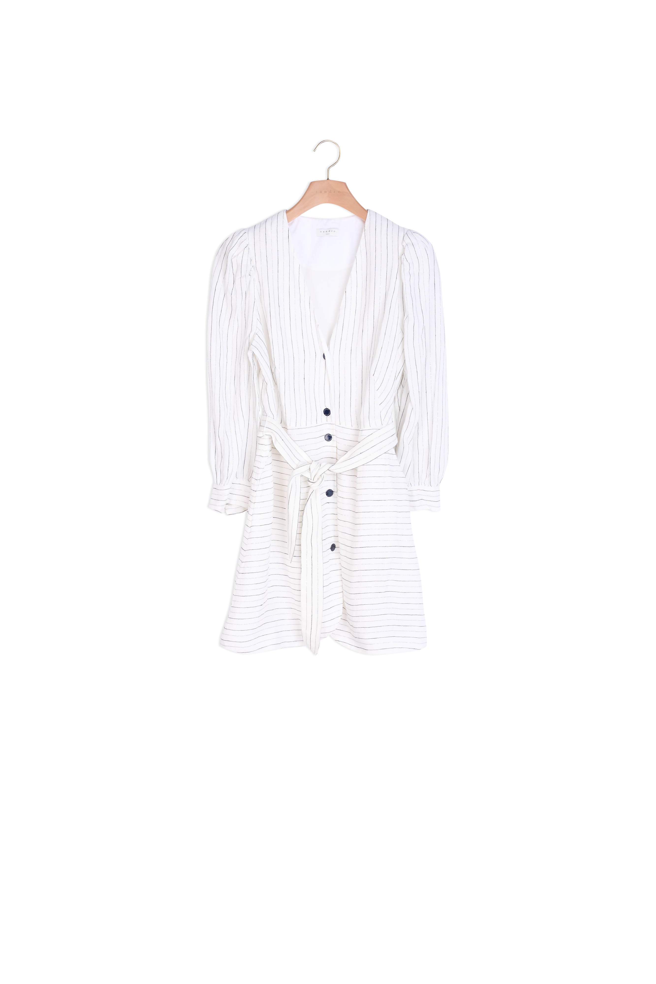 Robe courte à fines rayures Sandro seconde main