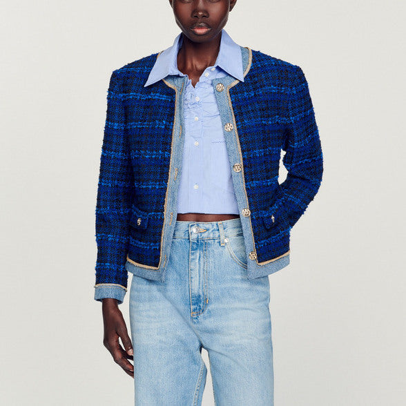 Veste en tweed Sandro seconde main