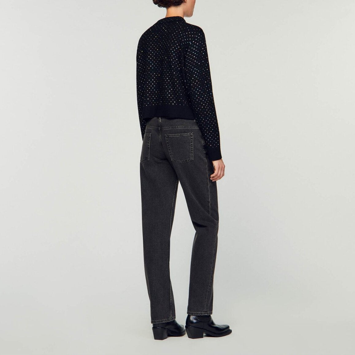 Pull Noir Sandro seconde main