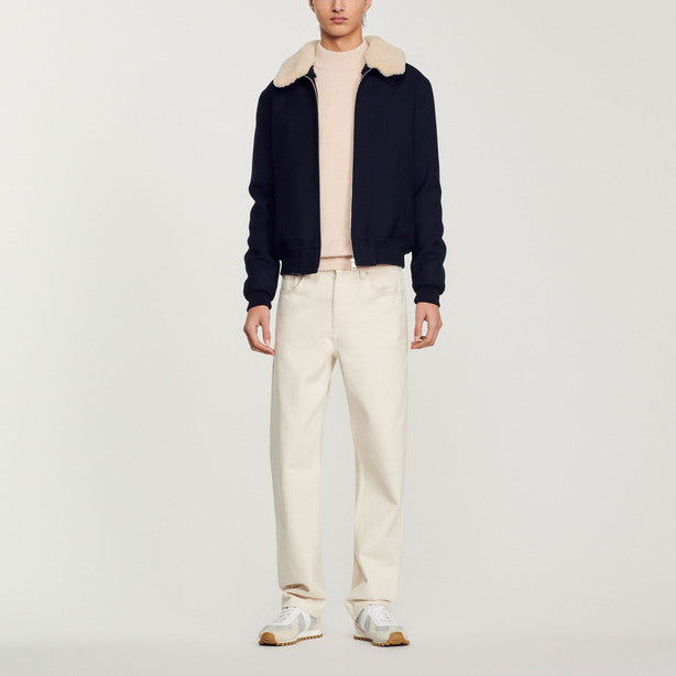 Blouson à col amovible Sandro seconde main