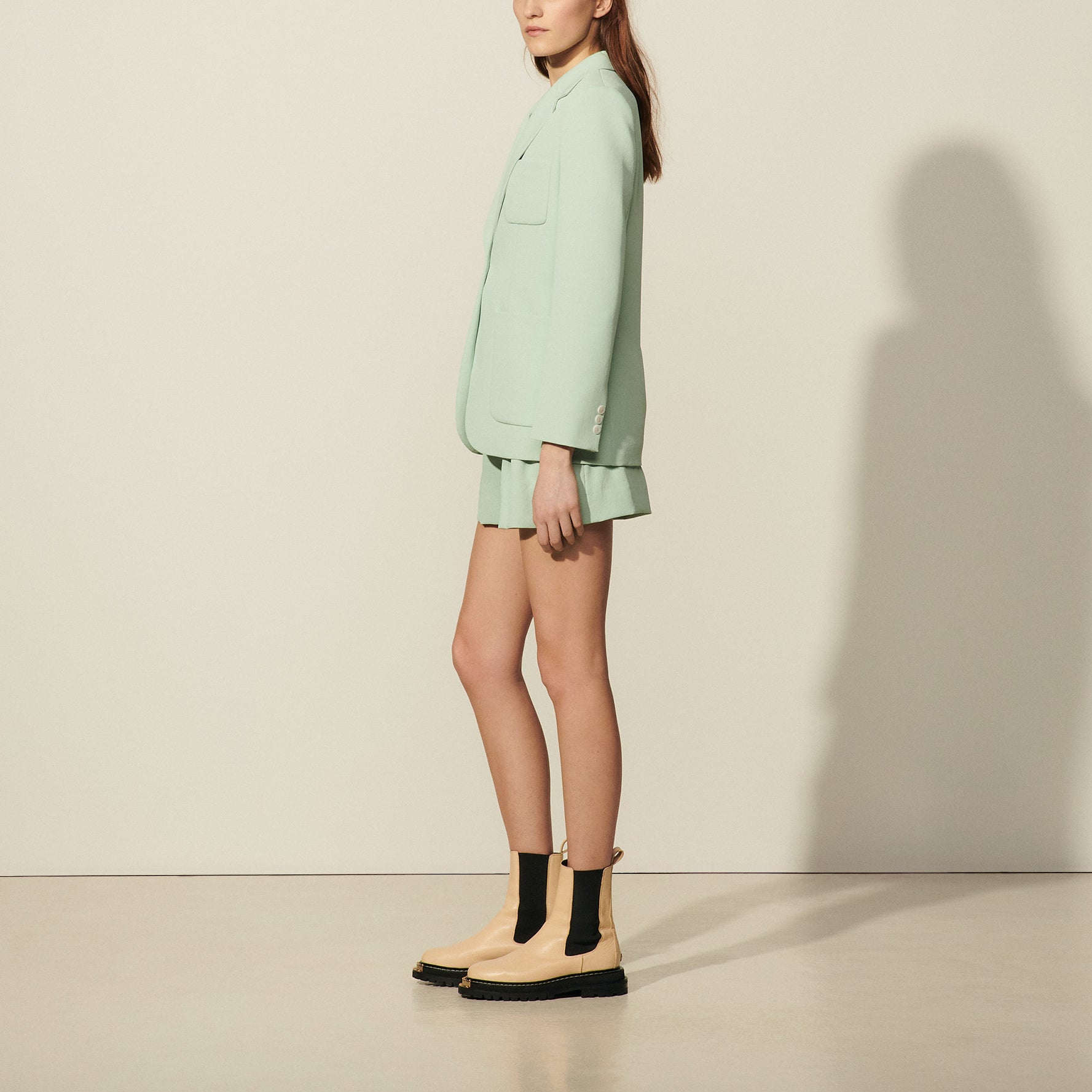 Veste de tailleur en crêpe Sandro seconde main