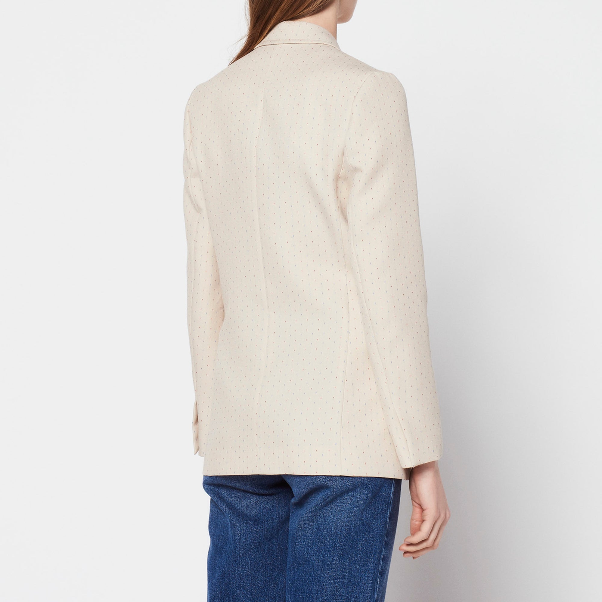 Veste de costume imprimée Sandro seconde main