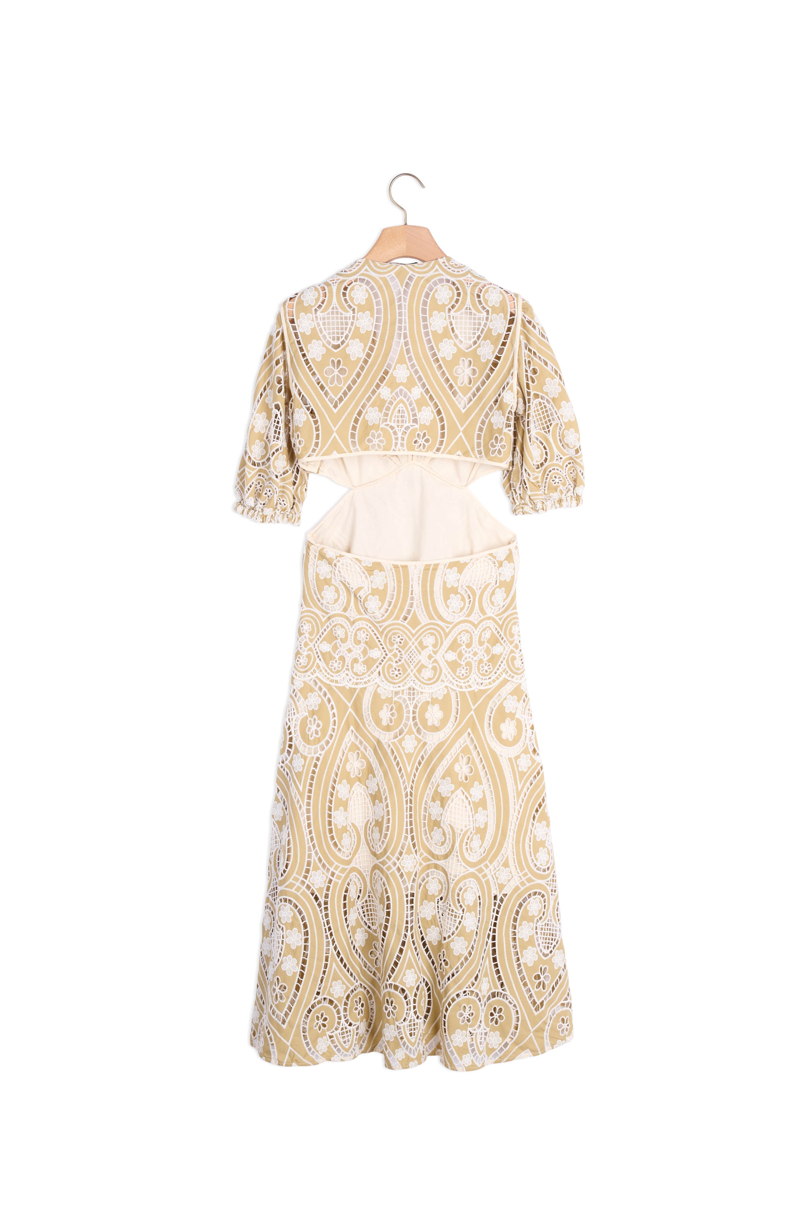 Robe longue en guipure Sandro seconde main