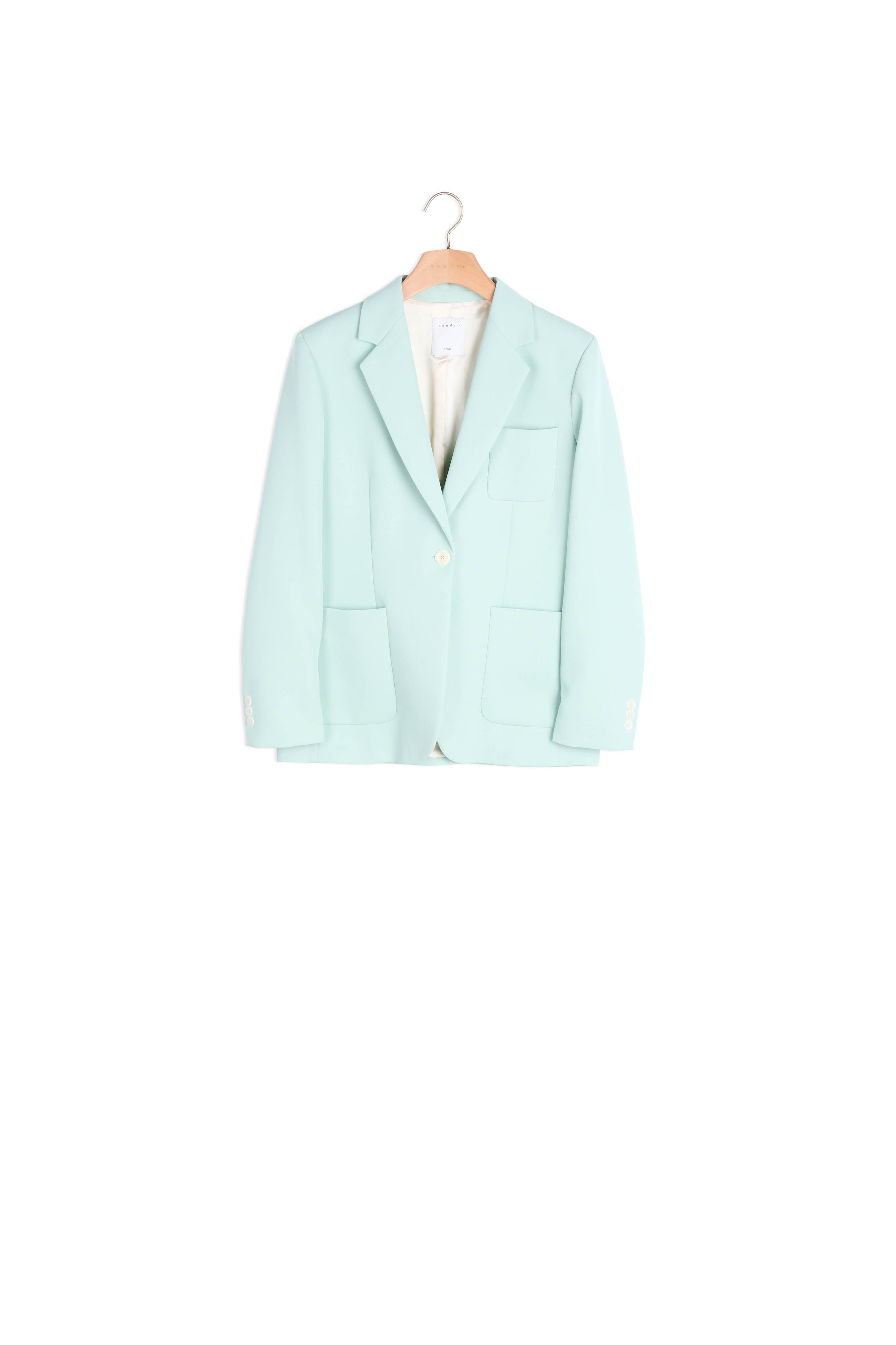 Veste de tailleur en crêpe Sandro seconde main