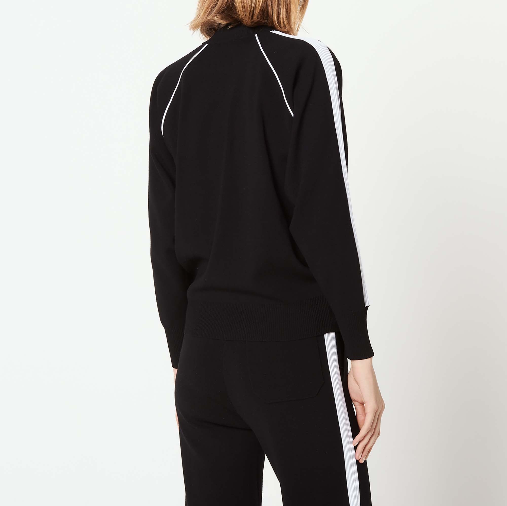 Pull en Maille avec col montant zippé Sandro seconde main