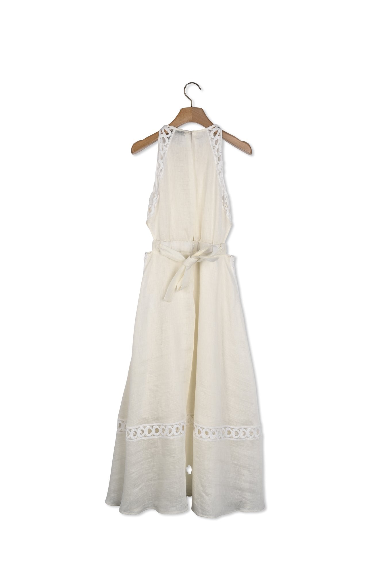 Robe longue en lin Sandro seconde main