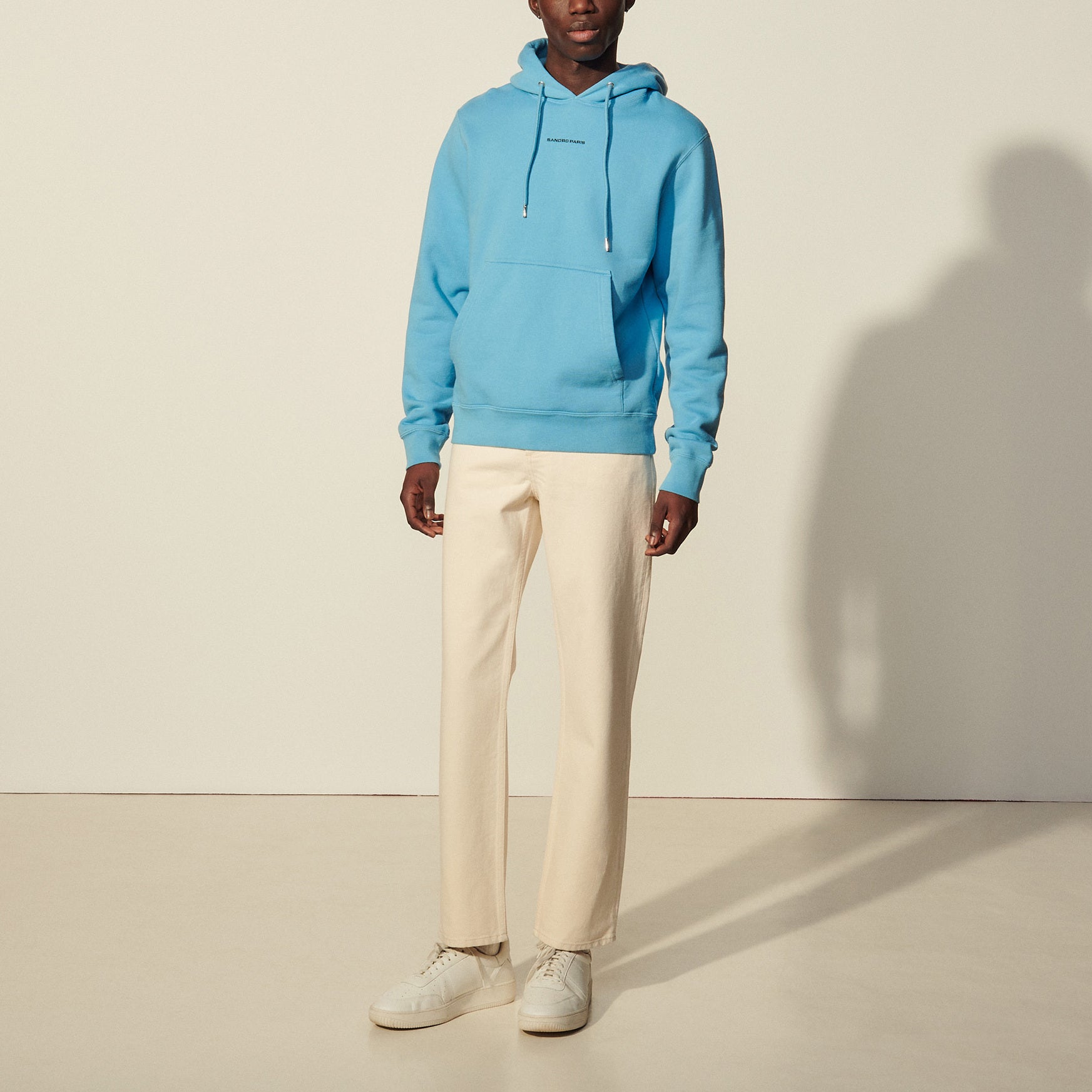 Sweat hoodie avec broderie logo Sandro seconde main