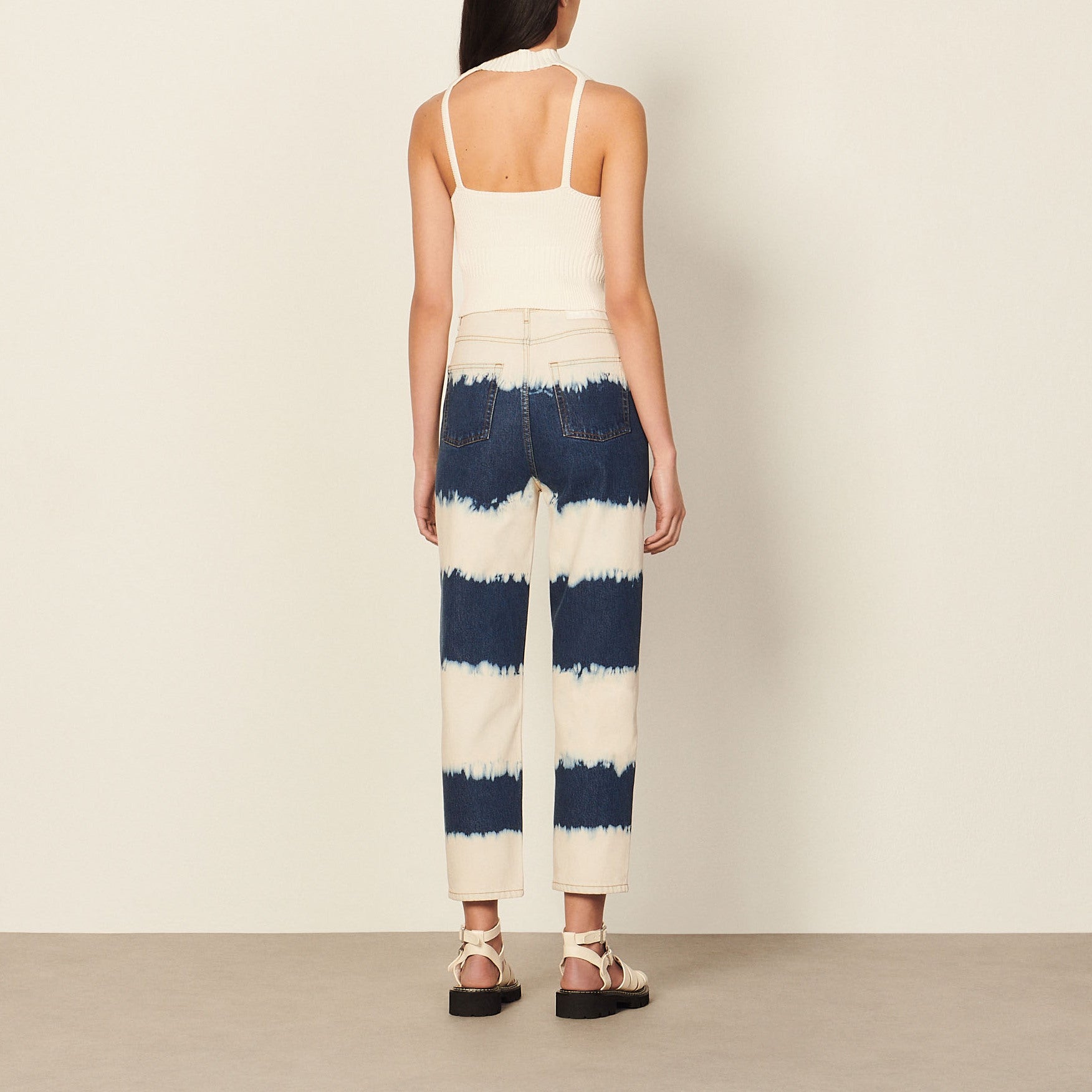 Pull dos nu Sandro seconde main