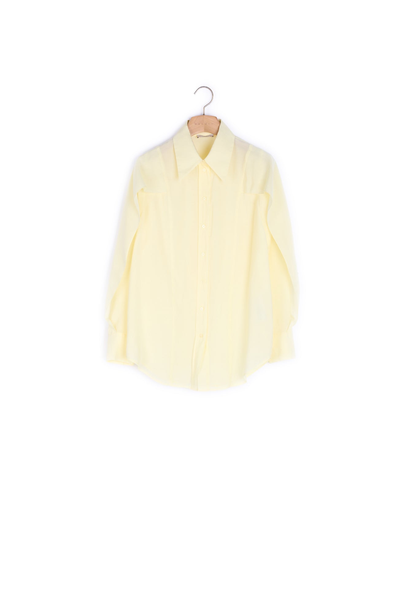 Chemise cape volantée oversize Sandro seconde main