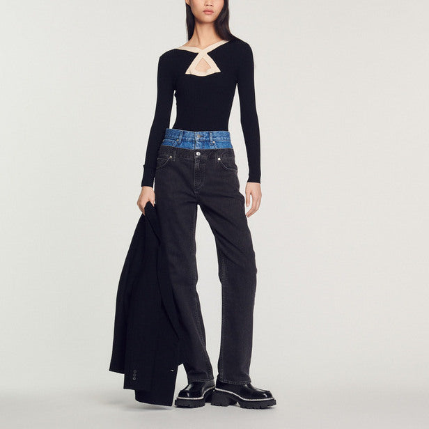 Body à manches longues Sandro seconde main