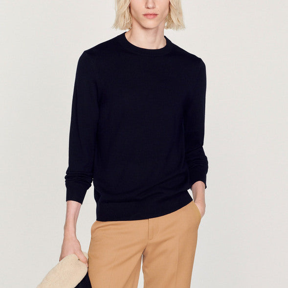 Pull en Maille fine en laine Sandro seconde main