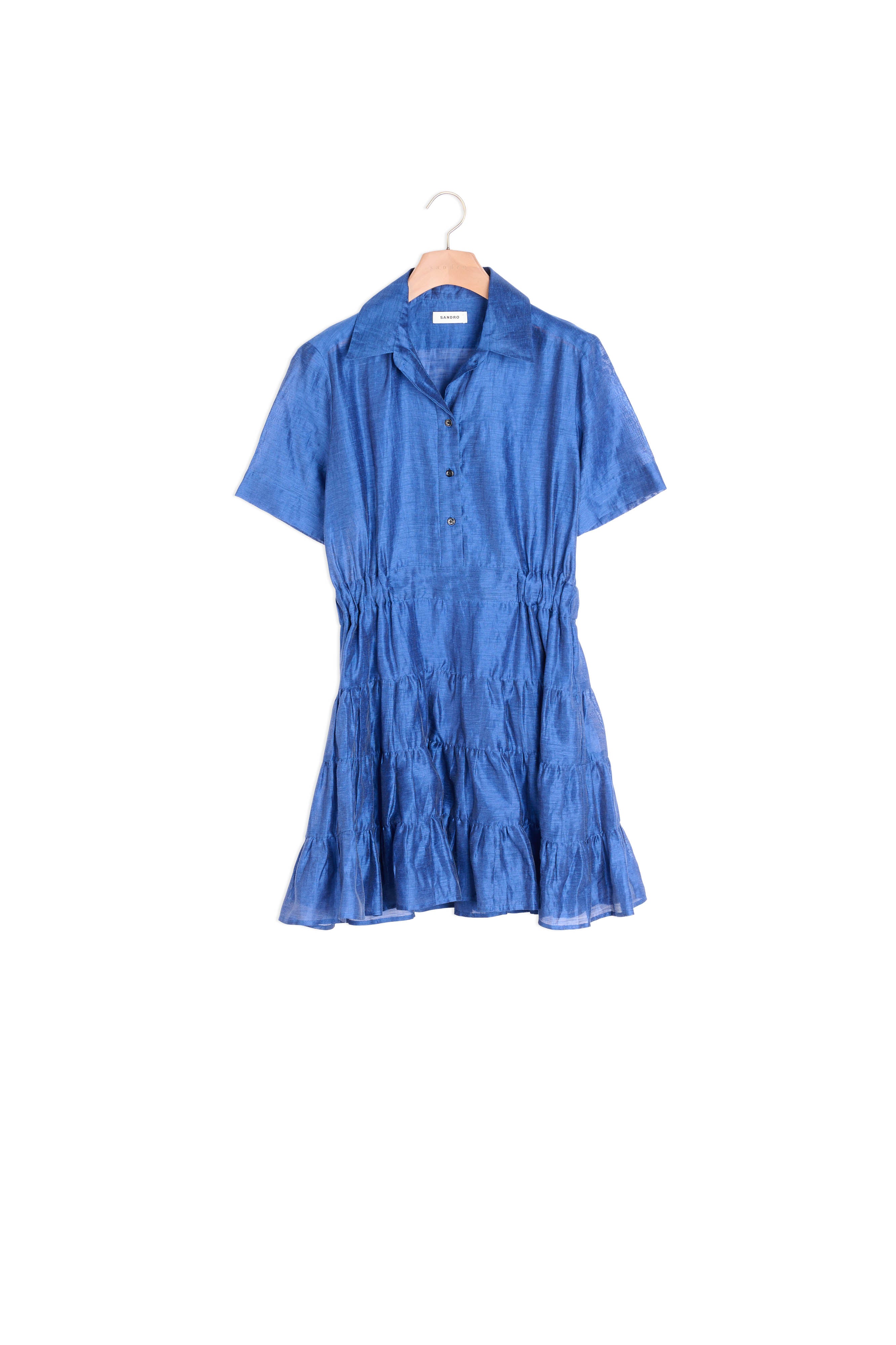 Robe courte volantée Sandro seconde main