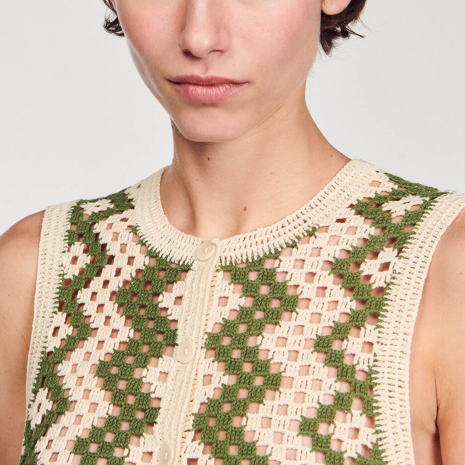 Gilet en Maille Sandro seconde main