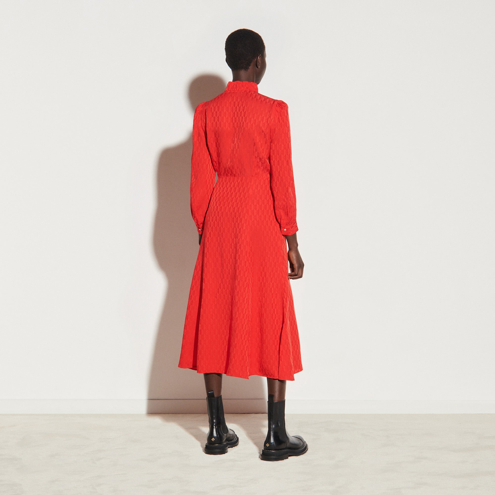 Robe midi en jacquard Sandro seconde main