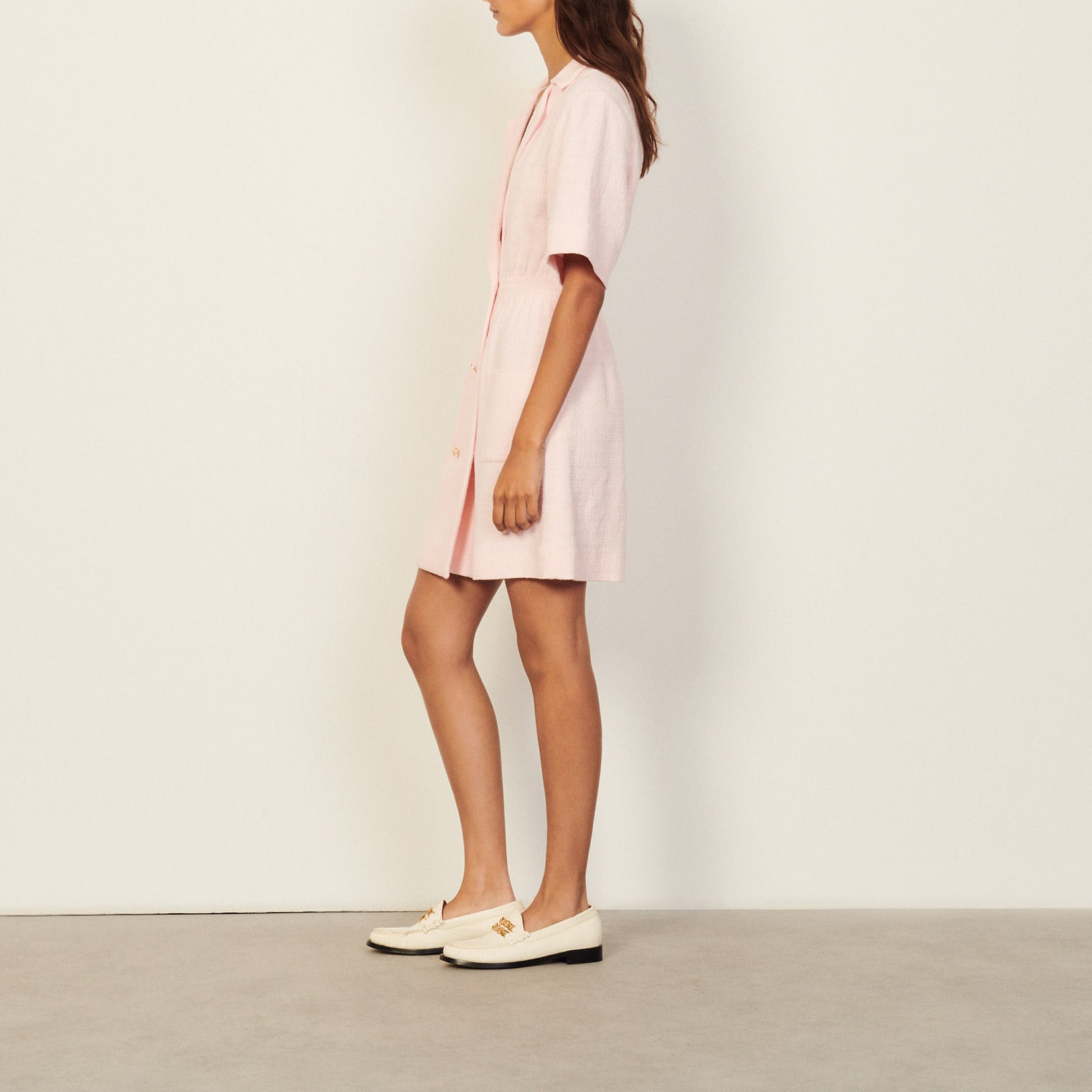 Robe à col tailleur Sandro seconde main