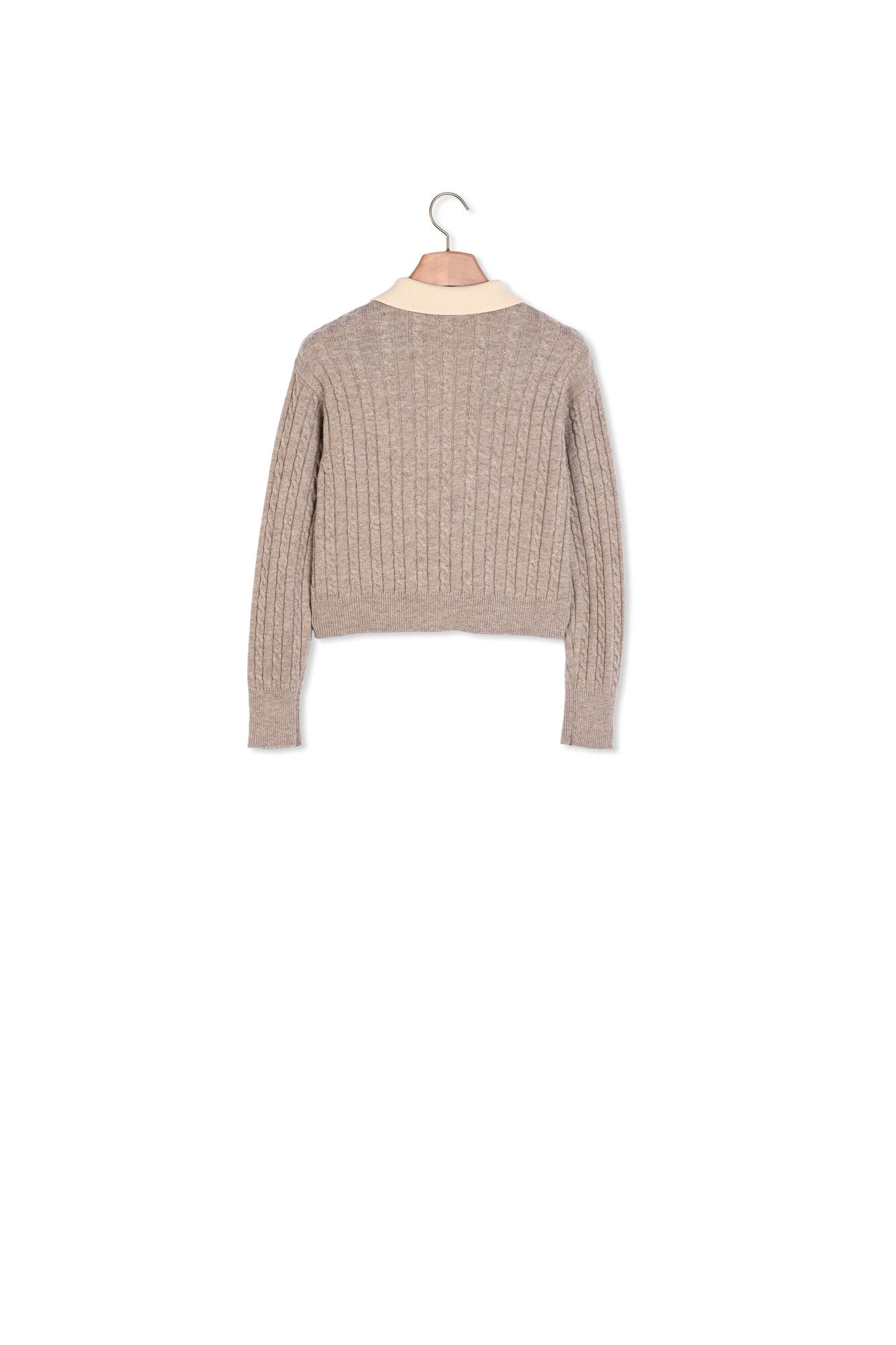 Pull court en Maille torsadée Sandro seconde main