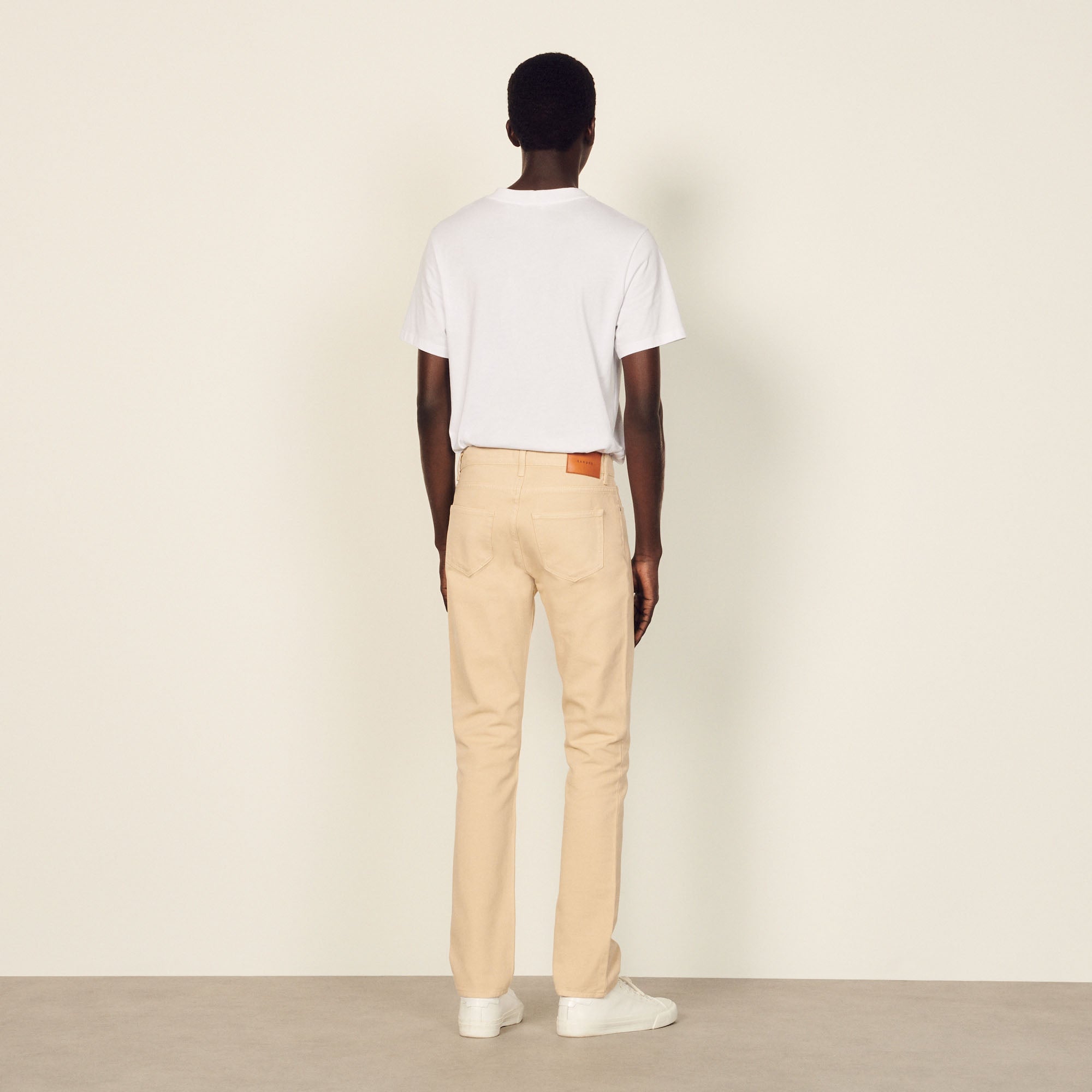 Jean en coton coupe slim Sandro seconde main