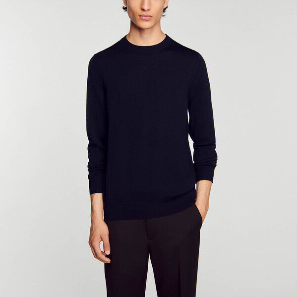 Pull en Maille mérinos Sandro seconde main