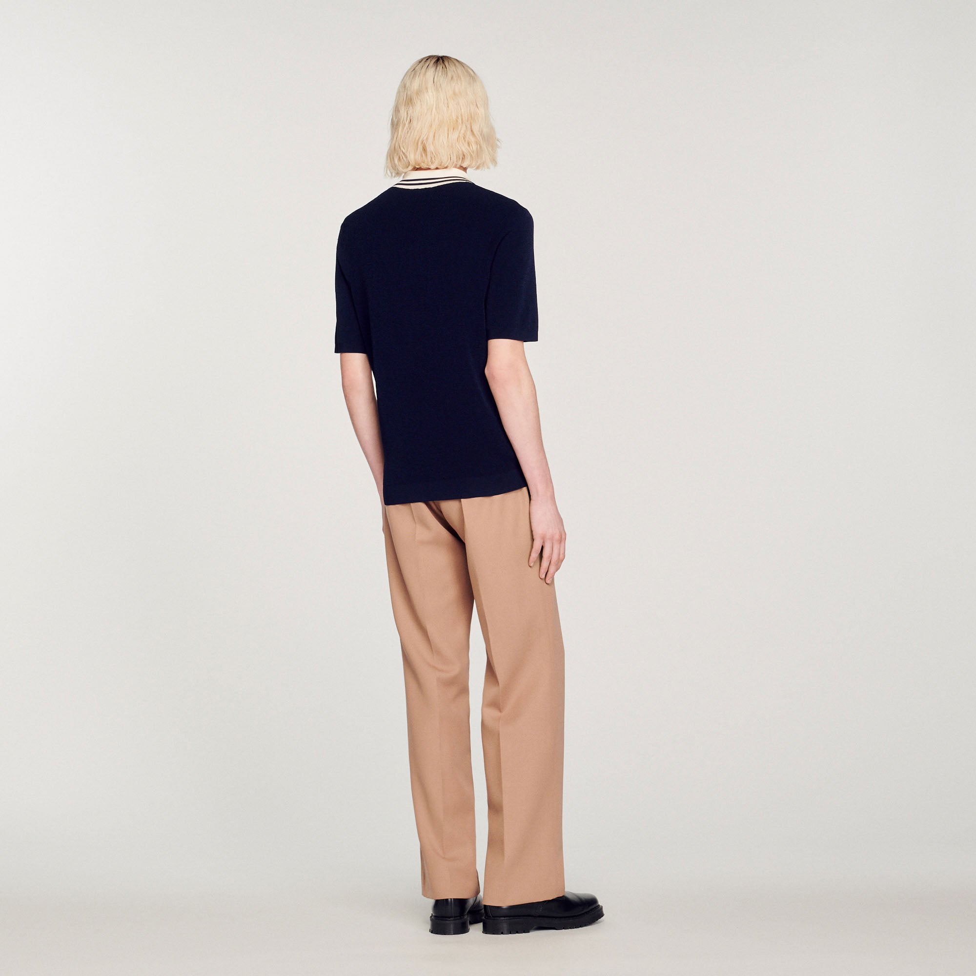 Maille Marine Sandro seconde main