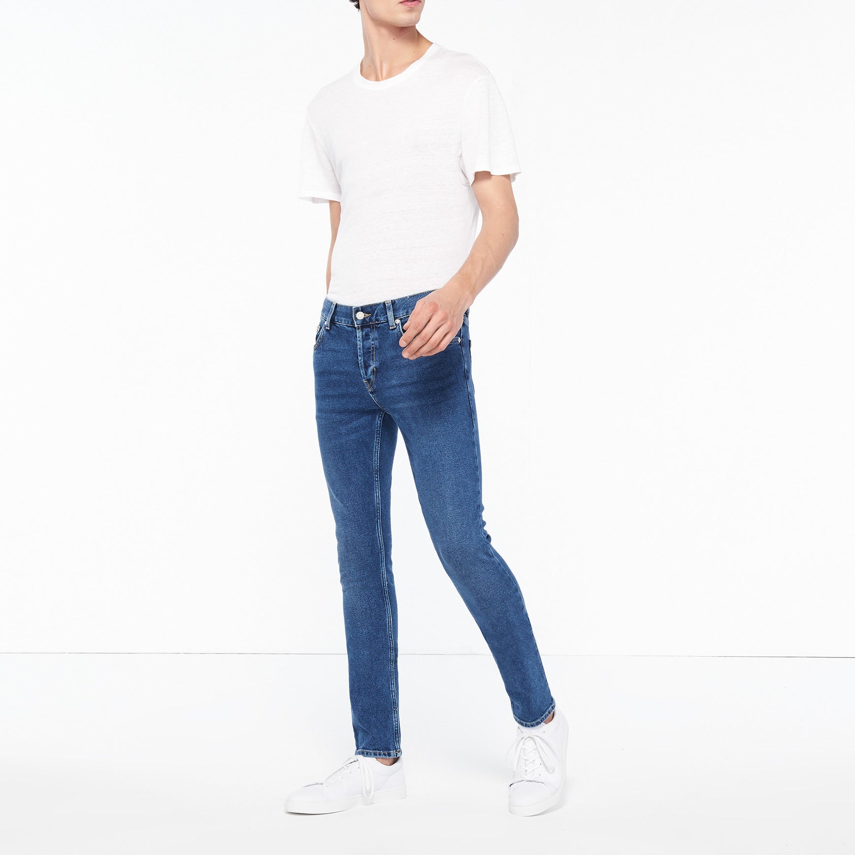 Jean délavé - Coupe skinny Sandro seconde main