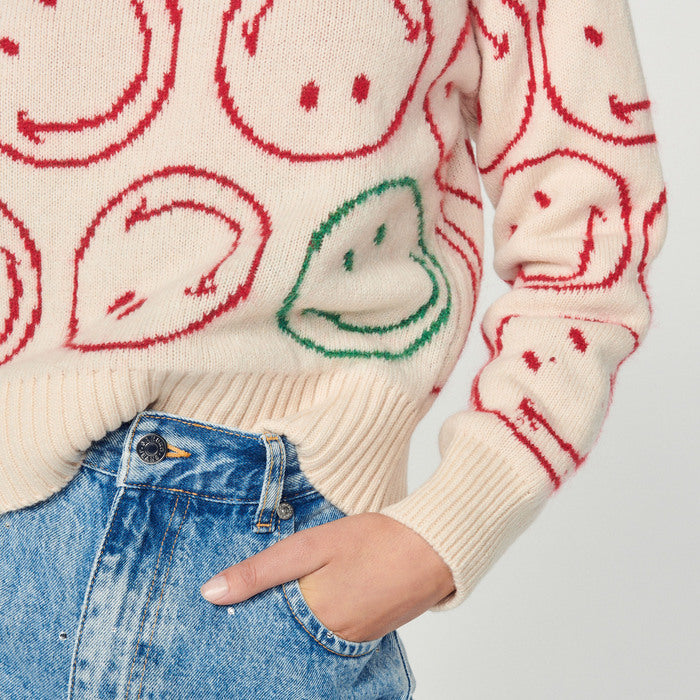 Pull Smiley Sandro seconde main