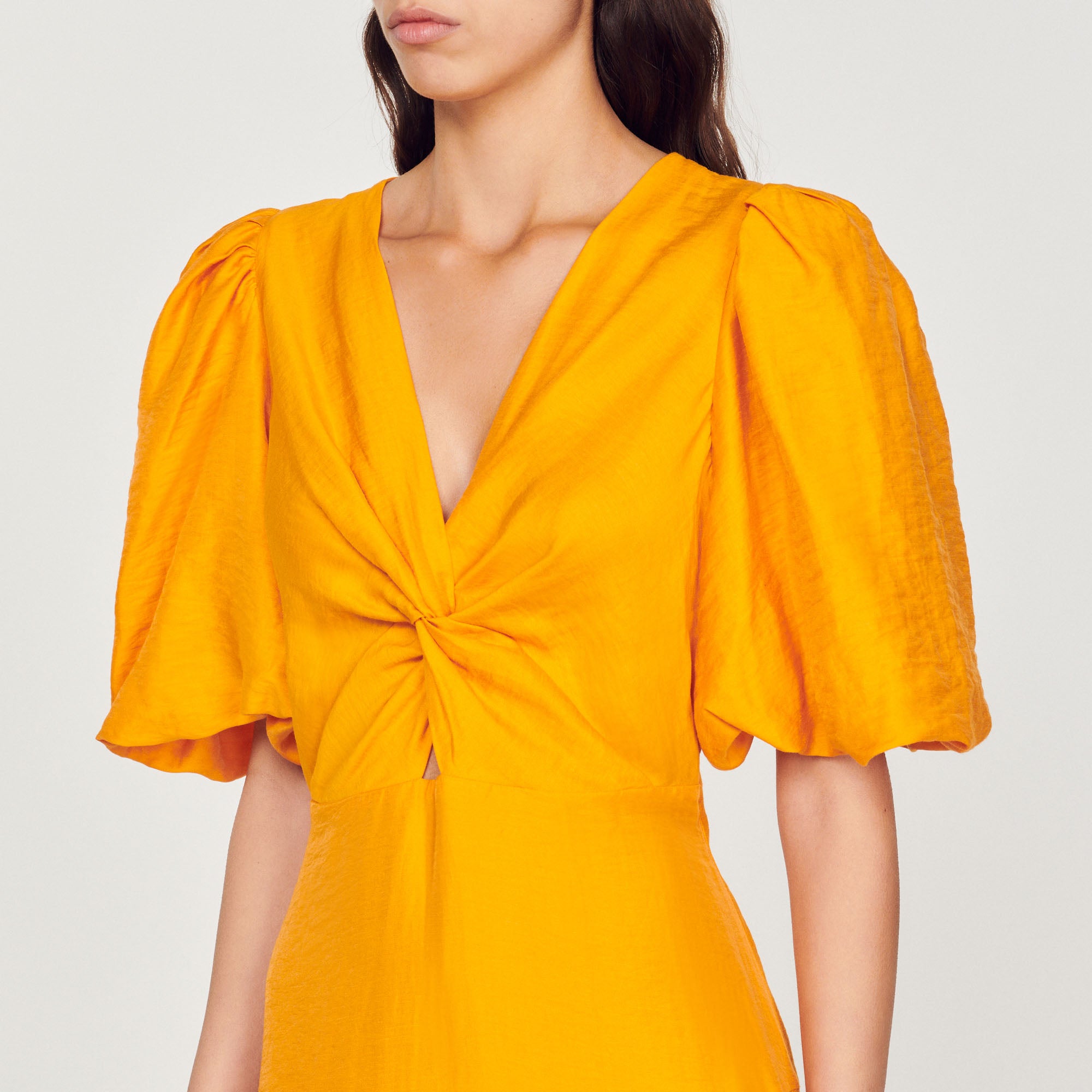 Robe longue manches courtes Sandro seconde main