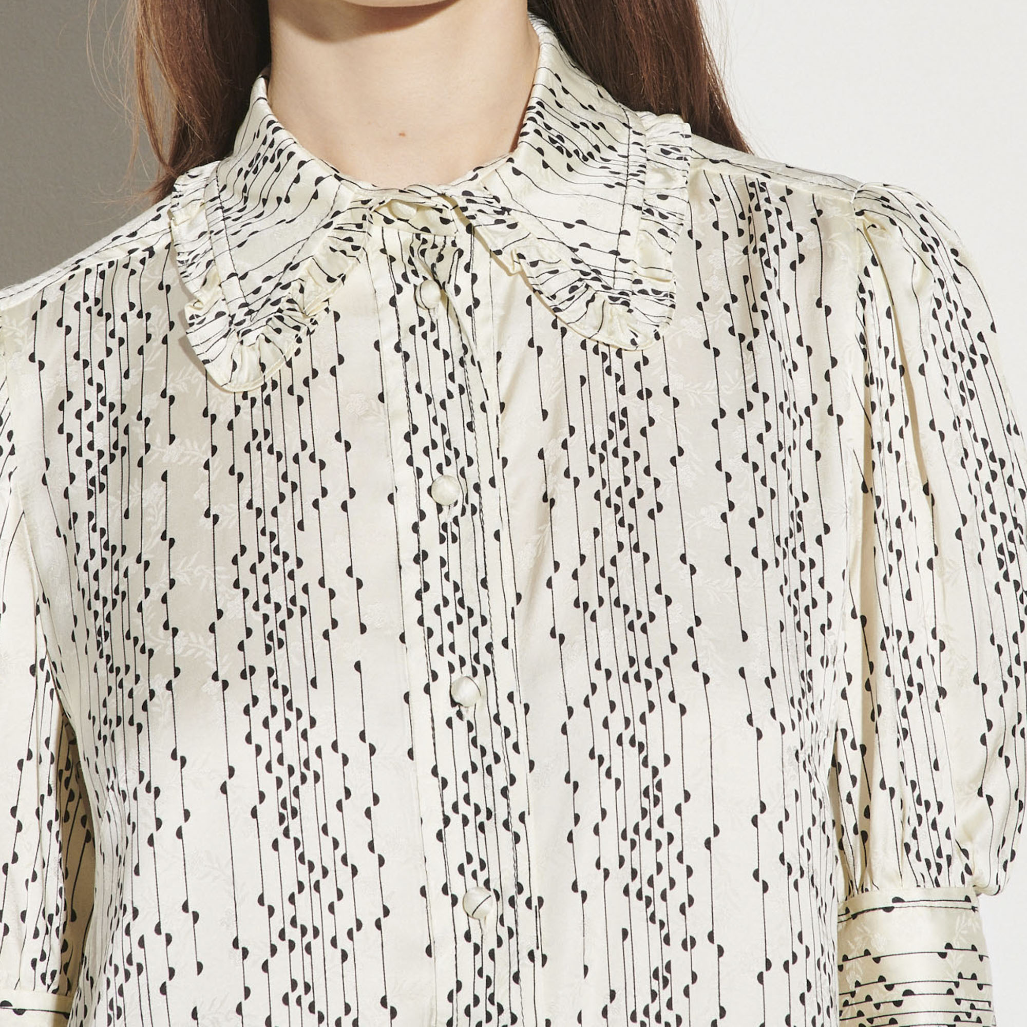 Chemise imprimée à manches courtes Sandro seconde main